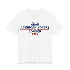 Arab American Voters for Cory Booker for President Campaign T-Shirt 2028