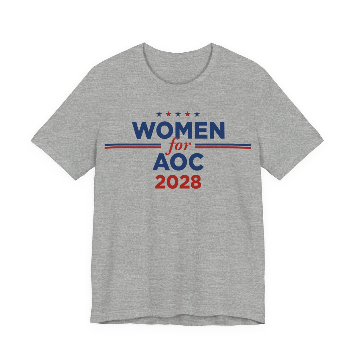 Women for AOC for President Campaign T-Shirt 2028
