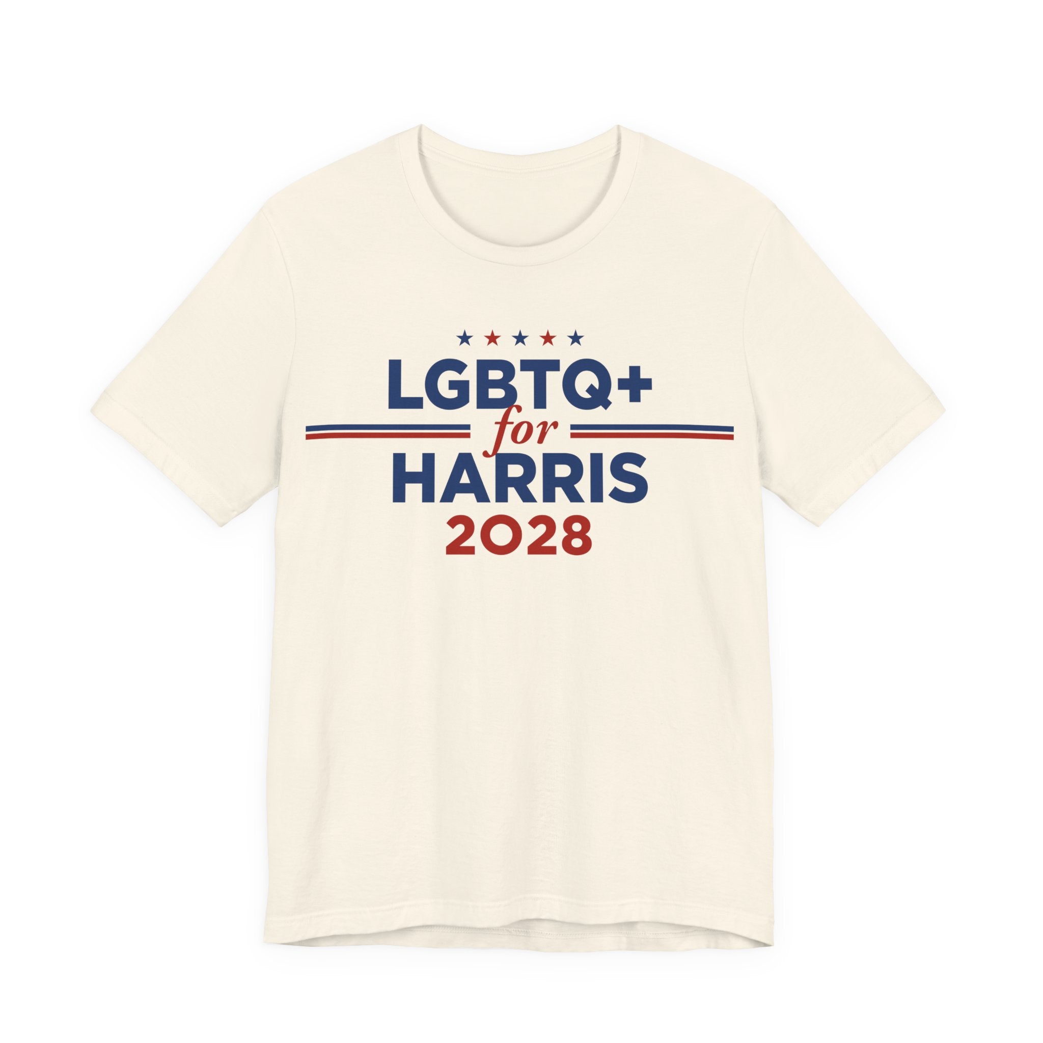 LGBTQ+ for Kamala Harris for President Campaign T-Shirt 2028