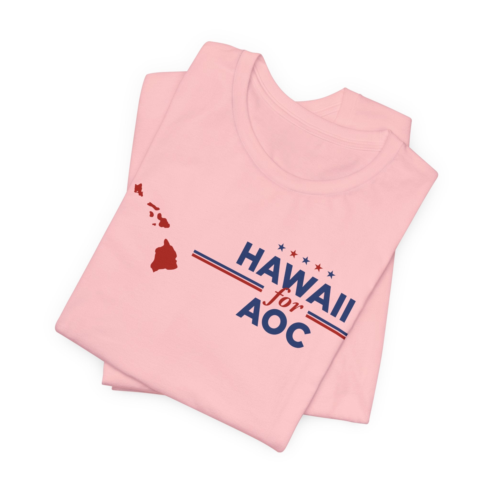 Hawaii for AOC for President Campaign T-Shirt 2028