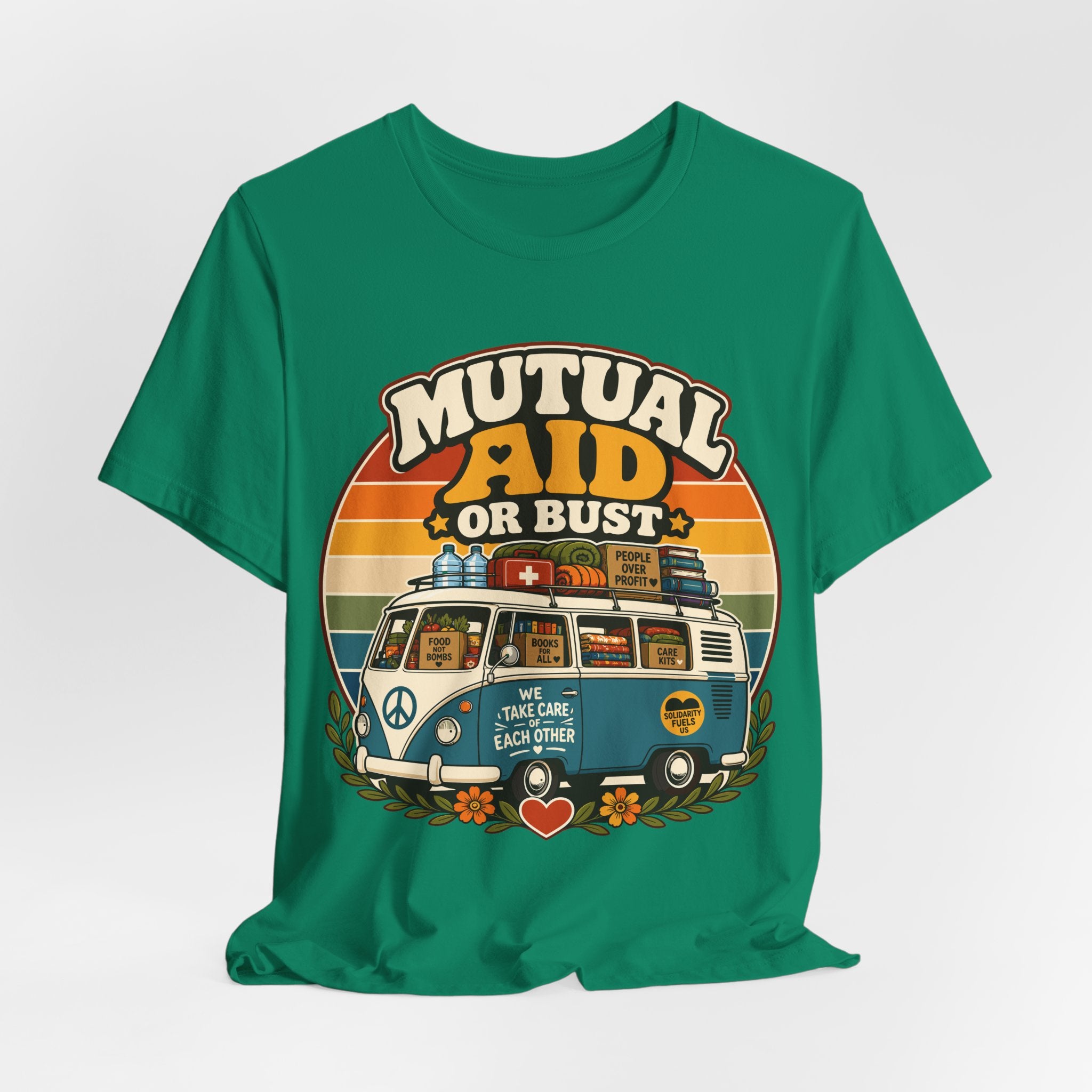 Community Care Caravan T-Shirt | Mutual Aid Progressive Graphic Tee