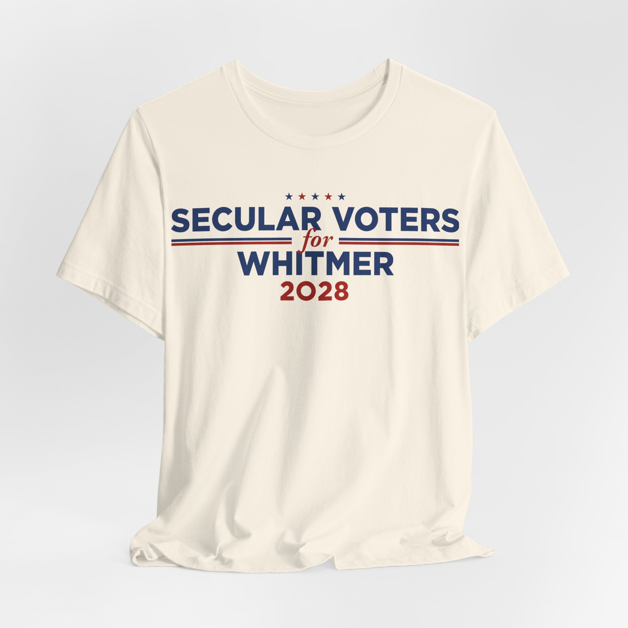 Secular Voters for Gretchen Whitmer for President Campaign T-Shirt 2028