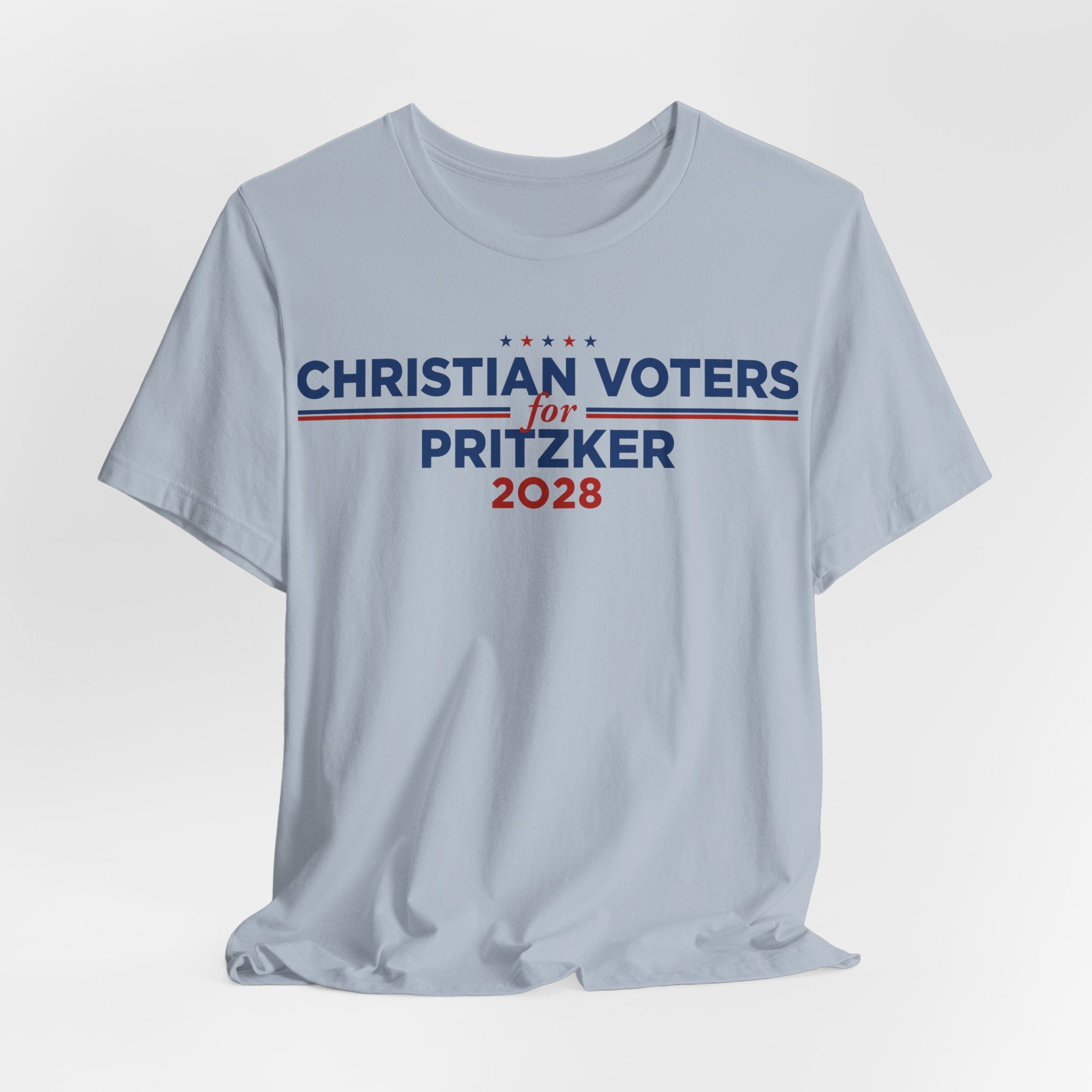 Christian Voters for J.B. Pritzker for President Campaign T-Shirt 2028