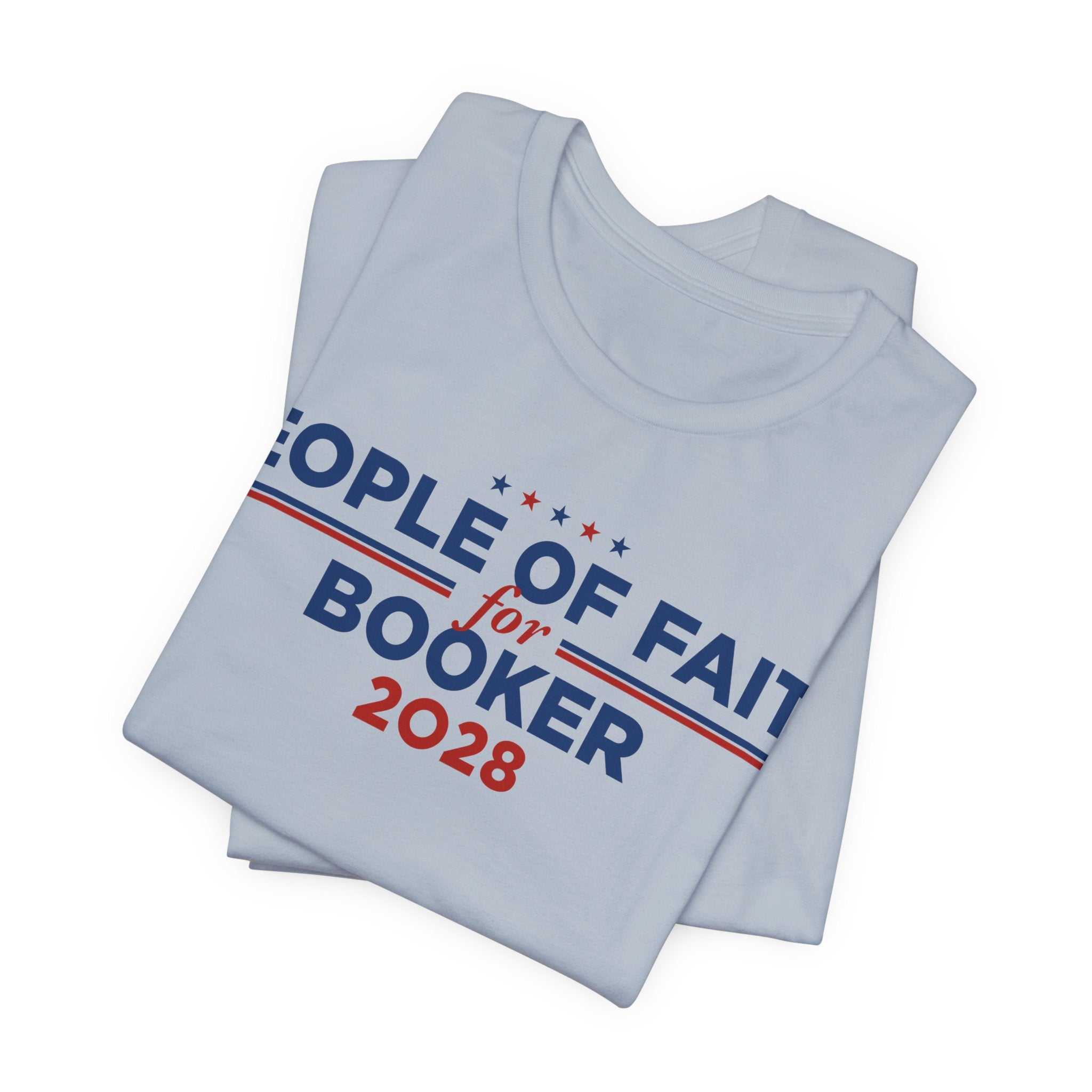People of Faith for Cory Booker for President Campaign T-Shirt 2028