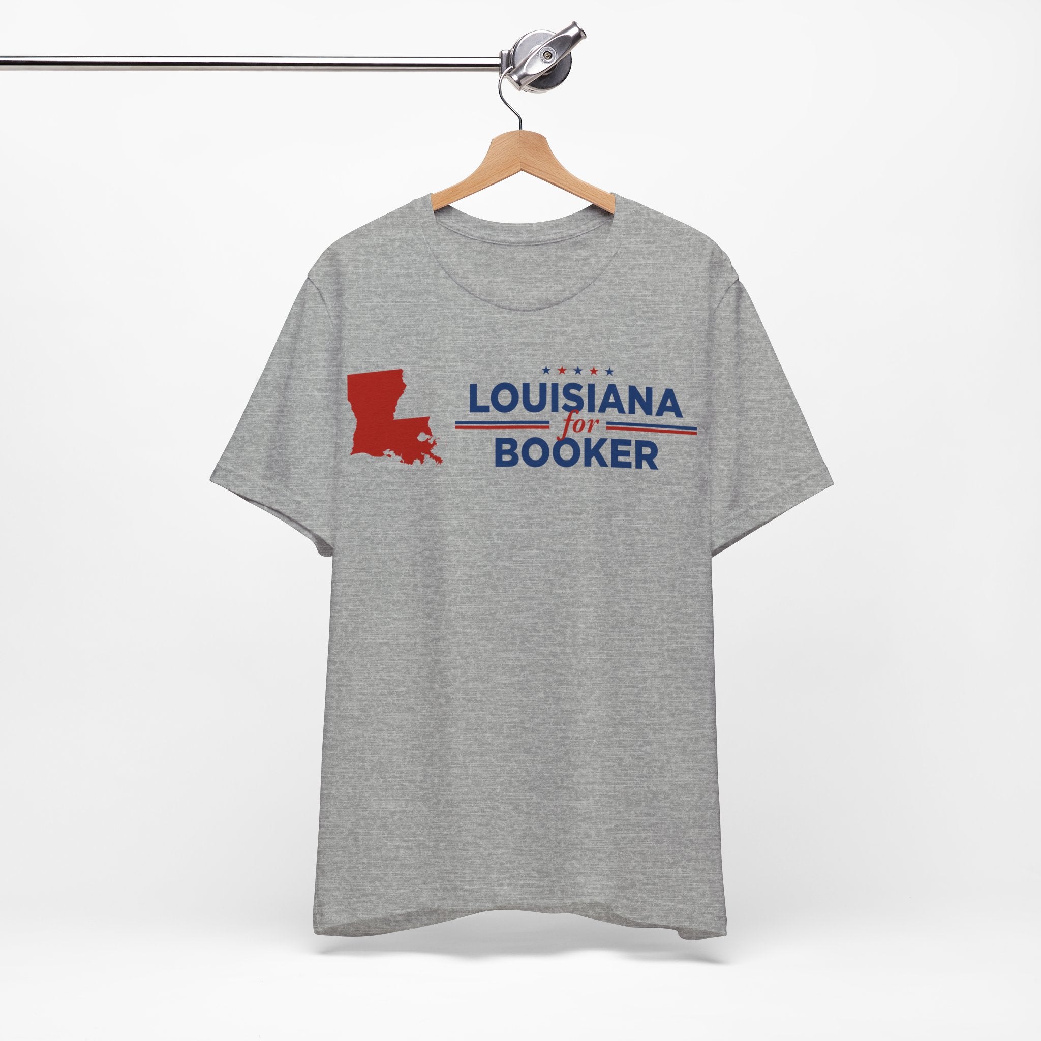 Louisiana for Cory Booker for President Campaign T-Shirt 2028