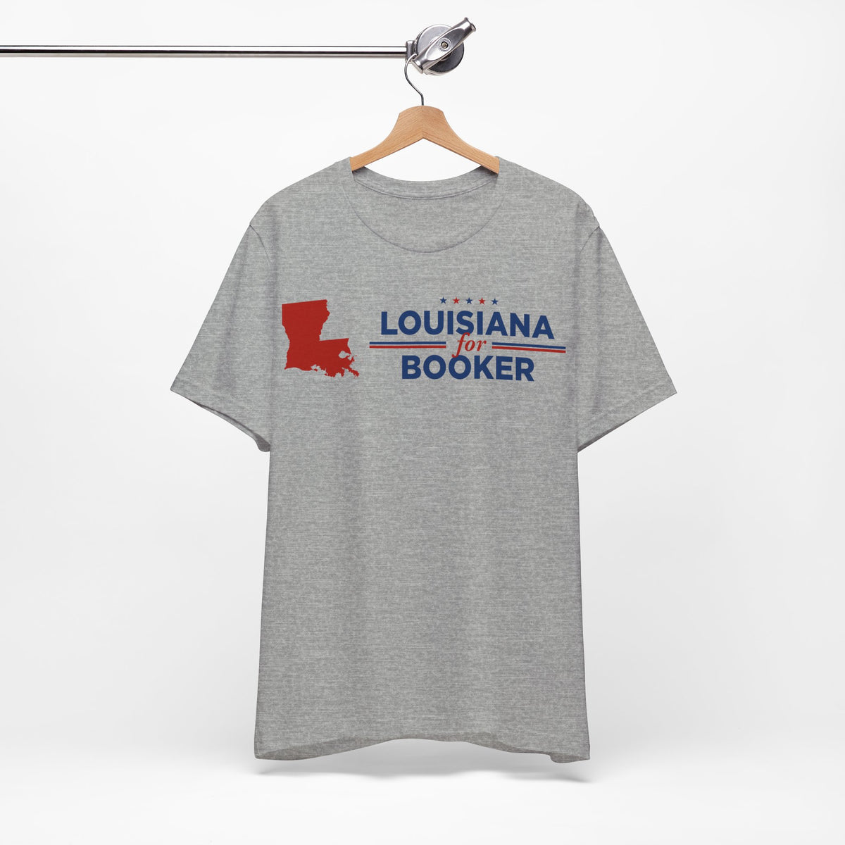Louisiana for Cory Booker for President Campaign T-Shirt 2028