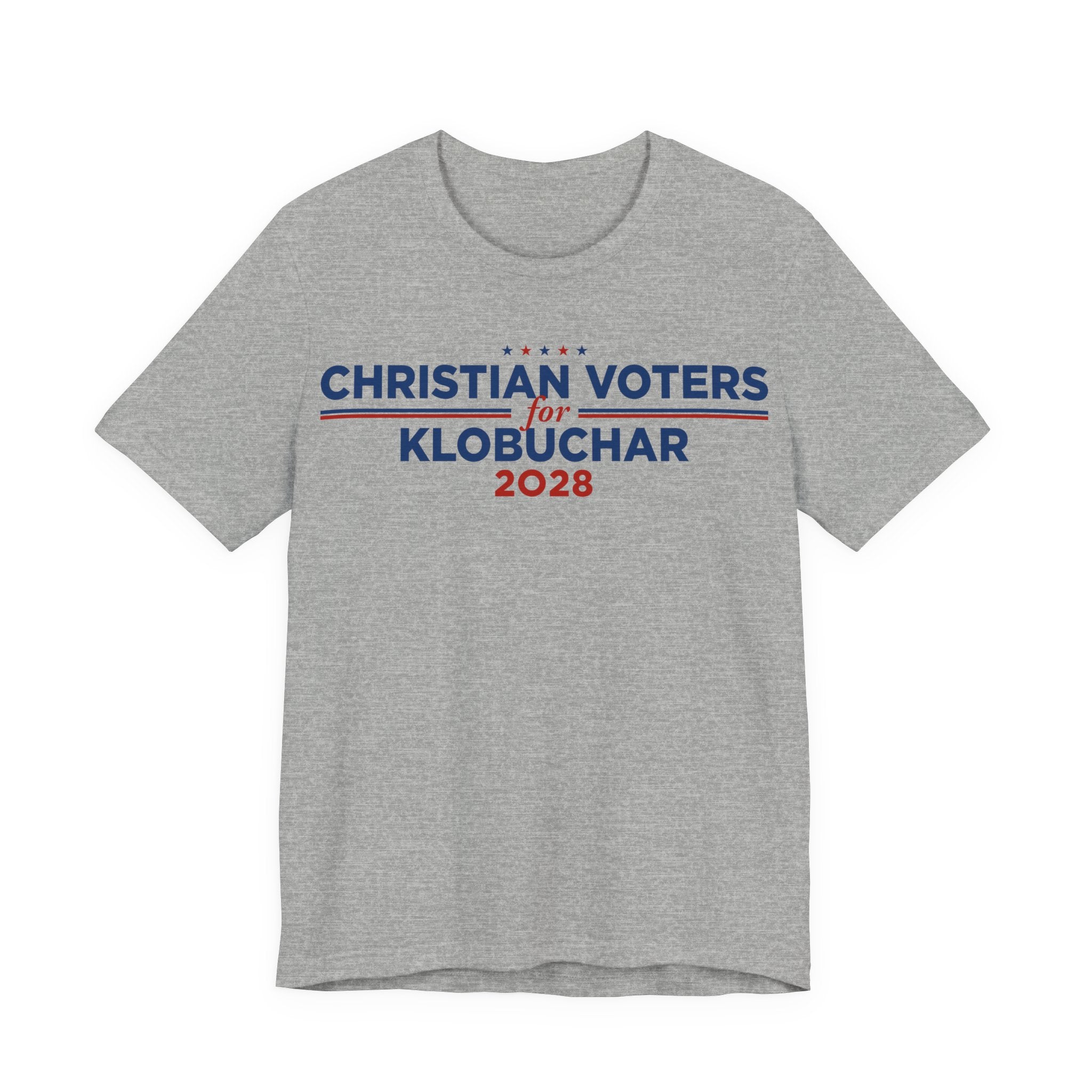 Christian Voters for Amy Klobuchar for President Campaign T-Shirt 2028