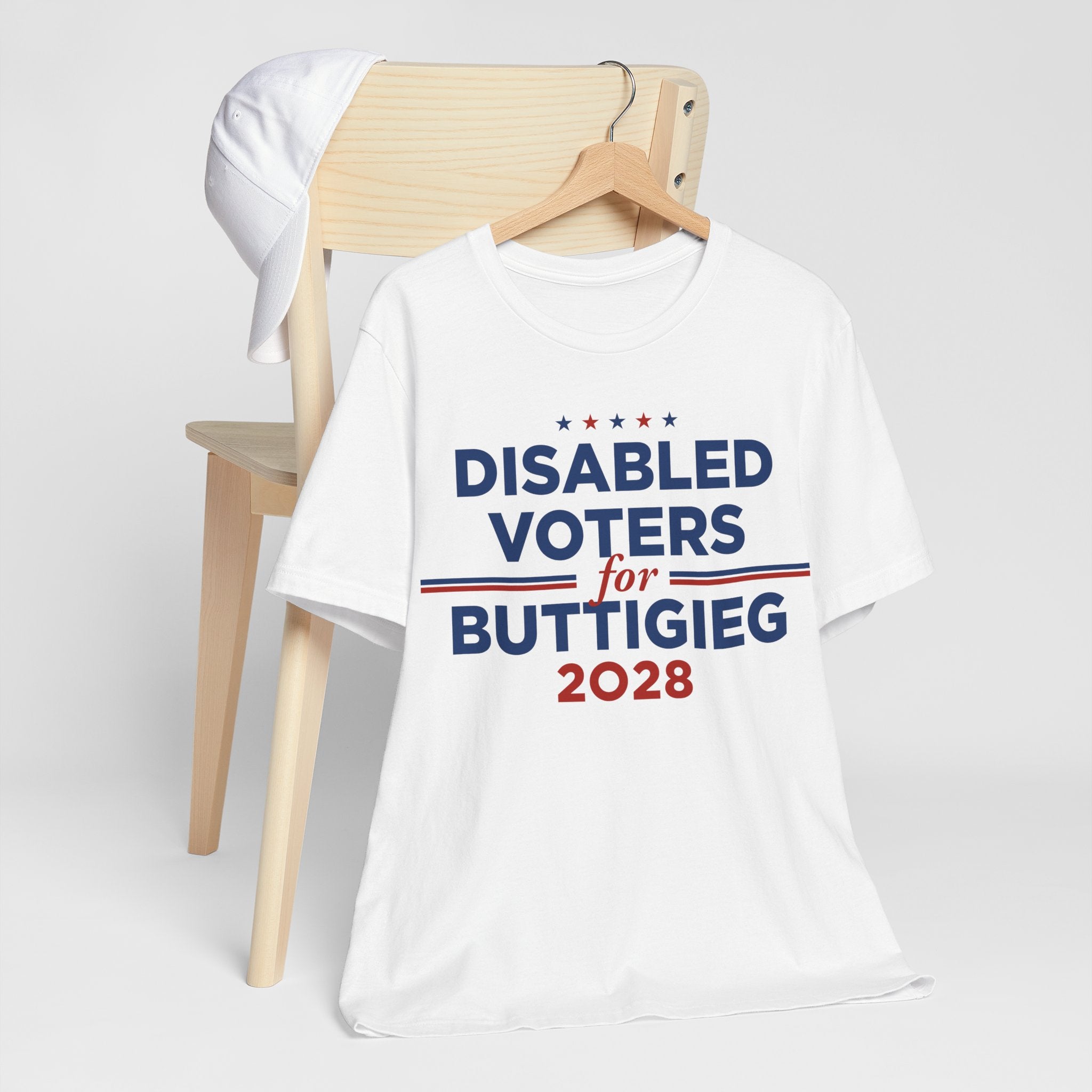 Disabled Voters for Pete Buttigieg for President Campaign T-Shirt 2028