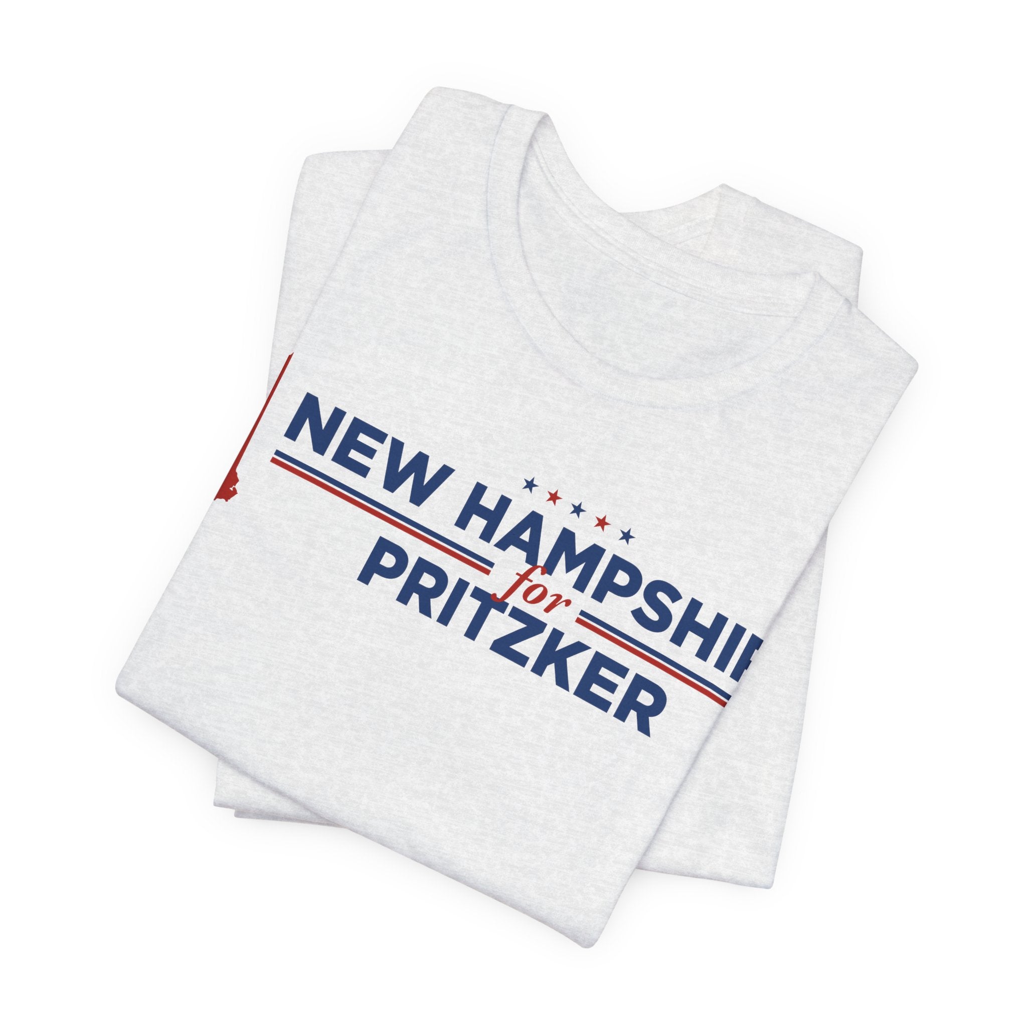 New Hampshire for J.B. Pritzker for President Campaign T-Shirt 2028