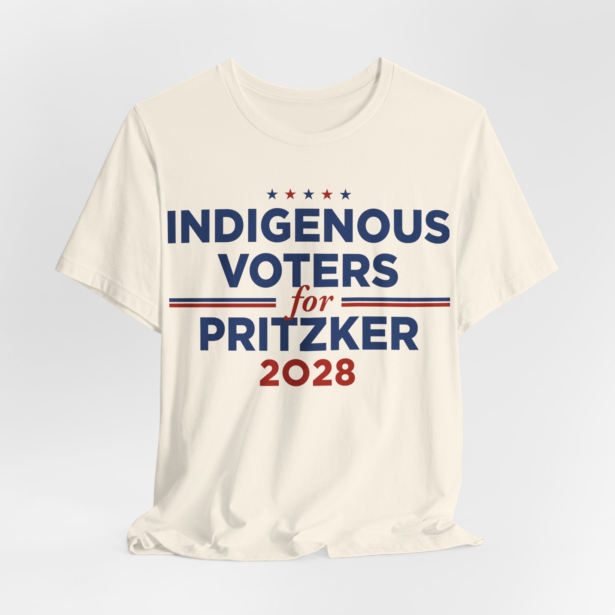 Indigenous Voters / Native Americans for J.B. Pritzker for President Campaign T-Shirt 2028