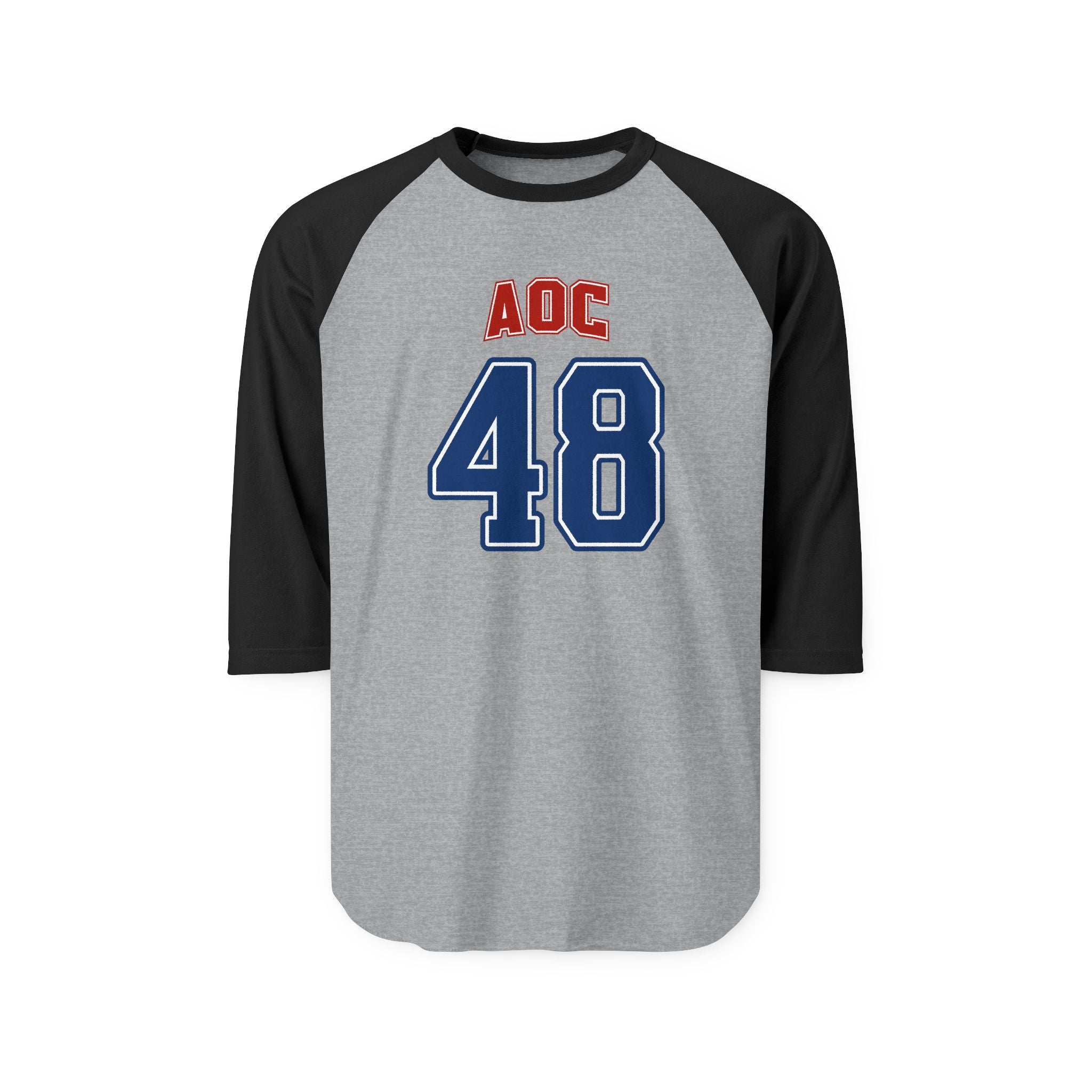 Team AOC - 48th President Vintage Varsity Baseball T-Shirt