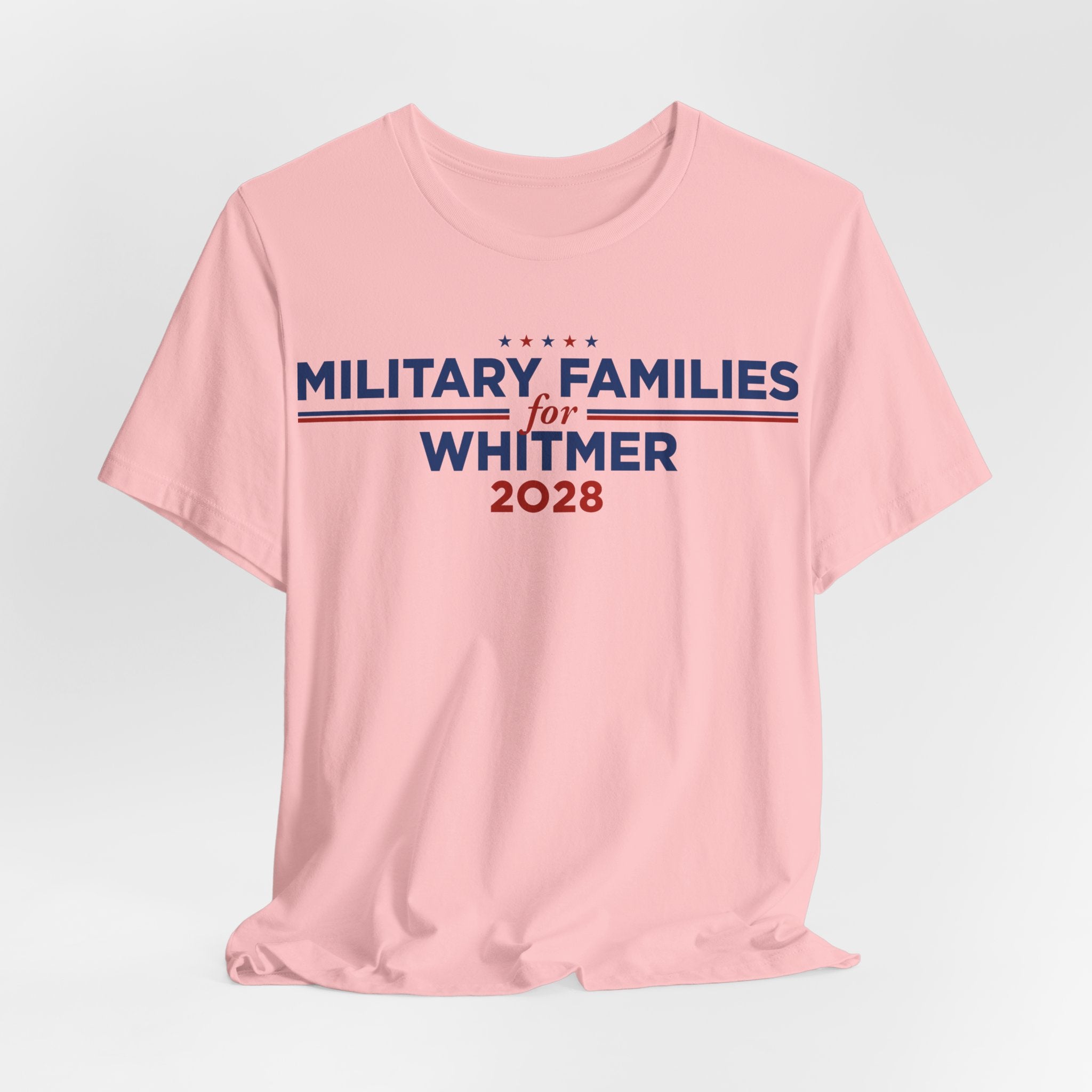 Military Families for Gretchen Whitmer for President Campaign T-Shirt 2028