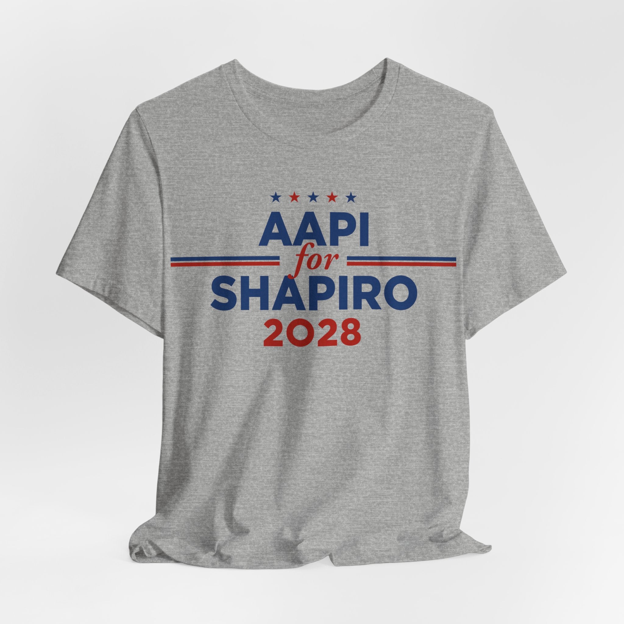AAPI Asian American and Pacific Islander for Josh Shapiro Campaign T-Shirt for President 2028