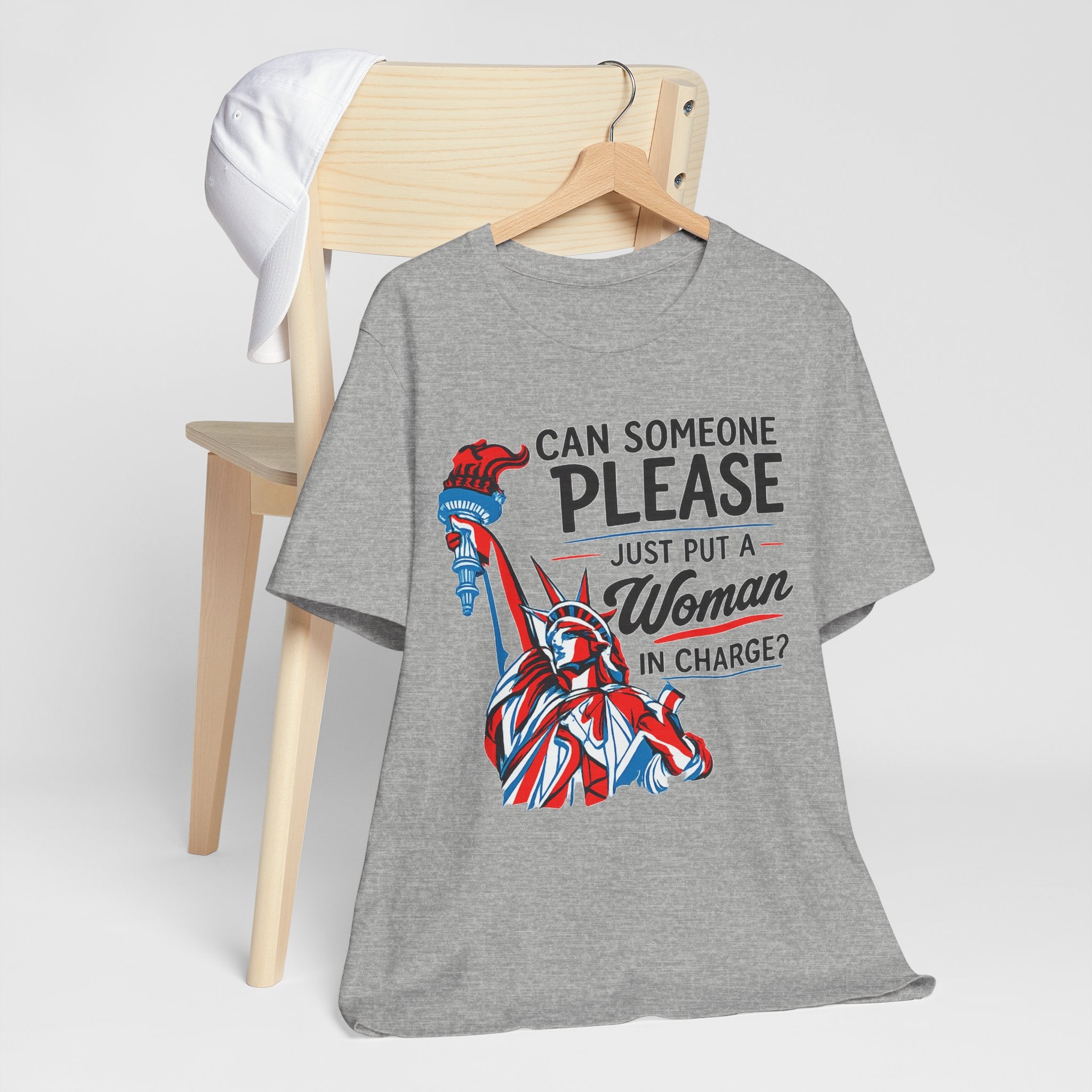 Can Someone Please Put a Woman in Charge T-Shirt – Feminist Political Tee