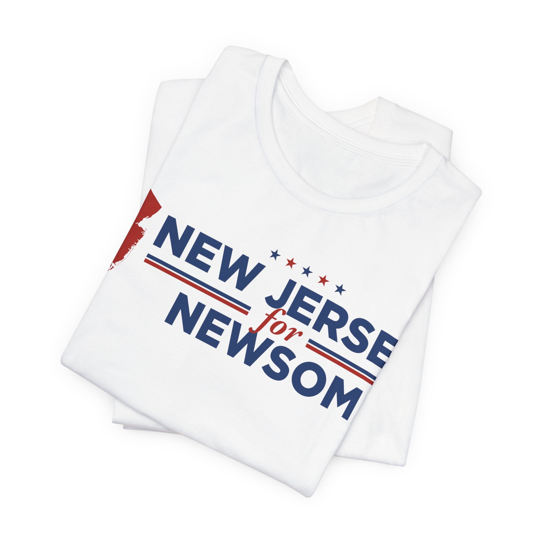 New Jersey for Gavin Newsom for President Campaign T-Shirt 2028