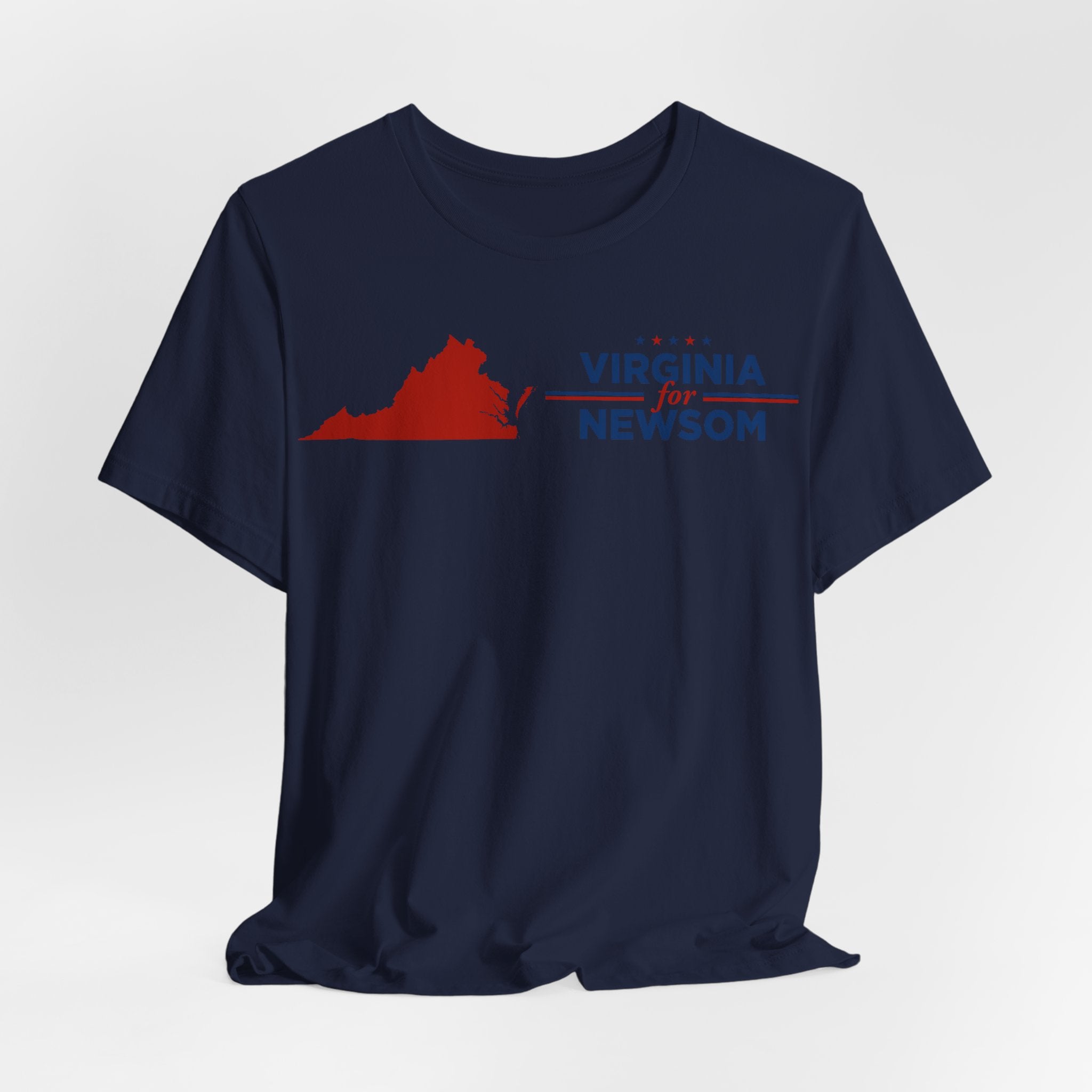 Virginia for Gavin Newsom for President Campaign T-Shirt 2028