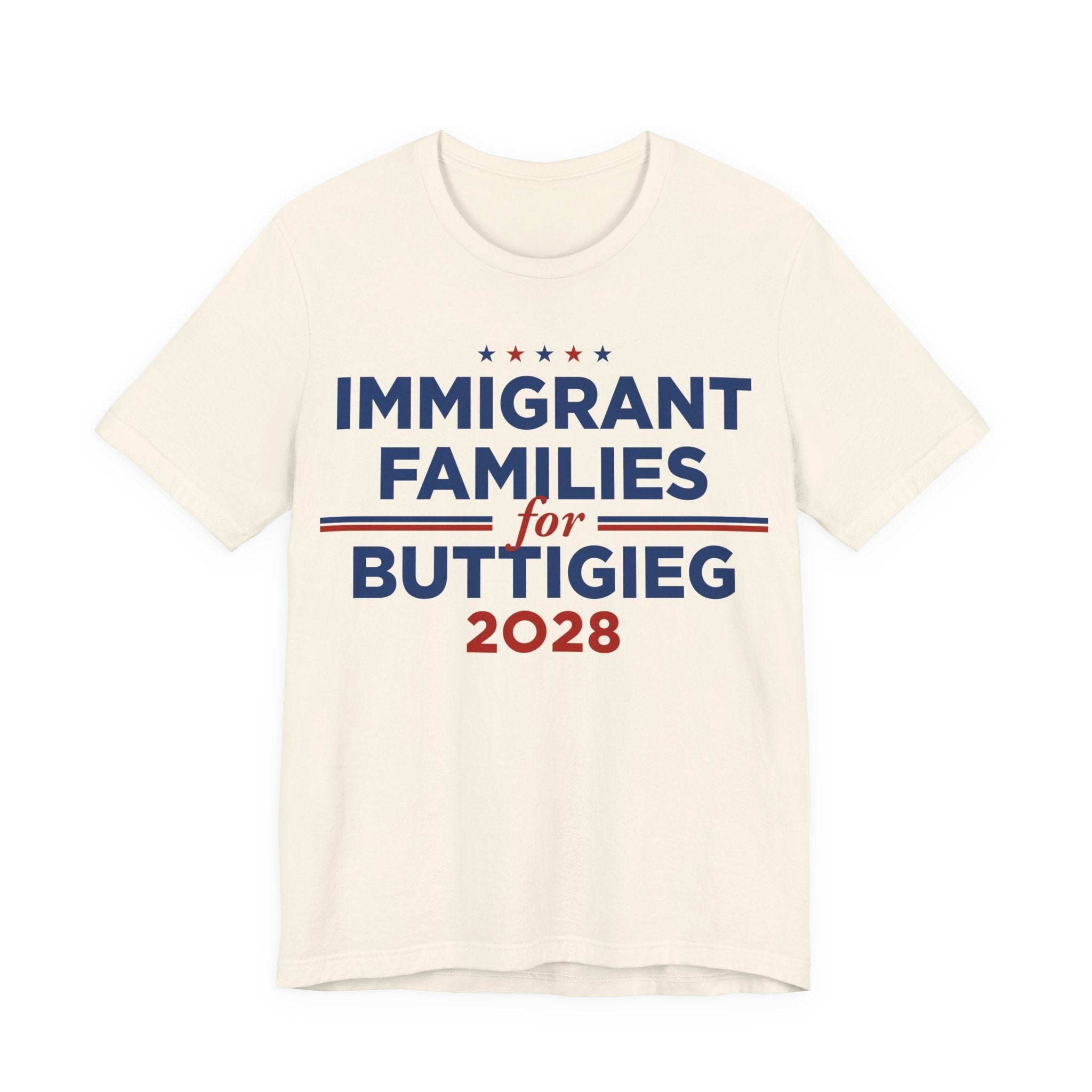 Immigrant Families for Pete Buttigieg for President Campaign T-Shirt 2028