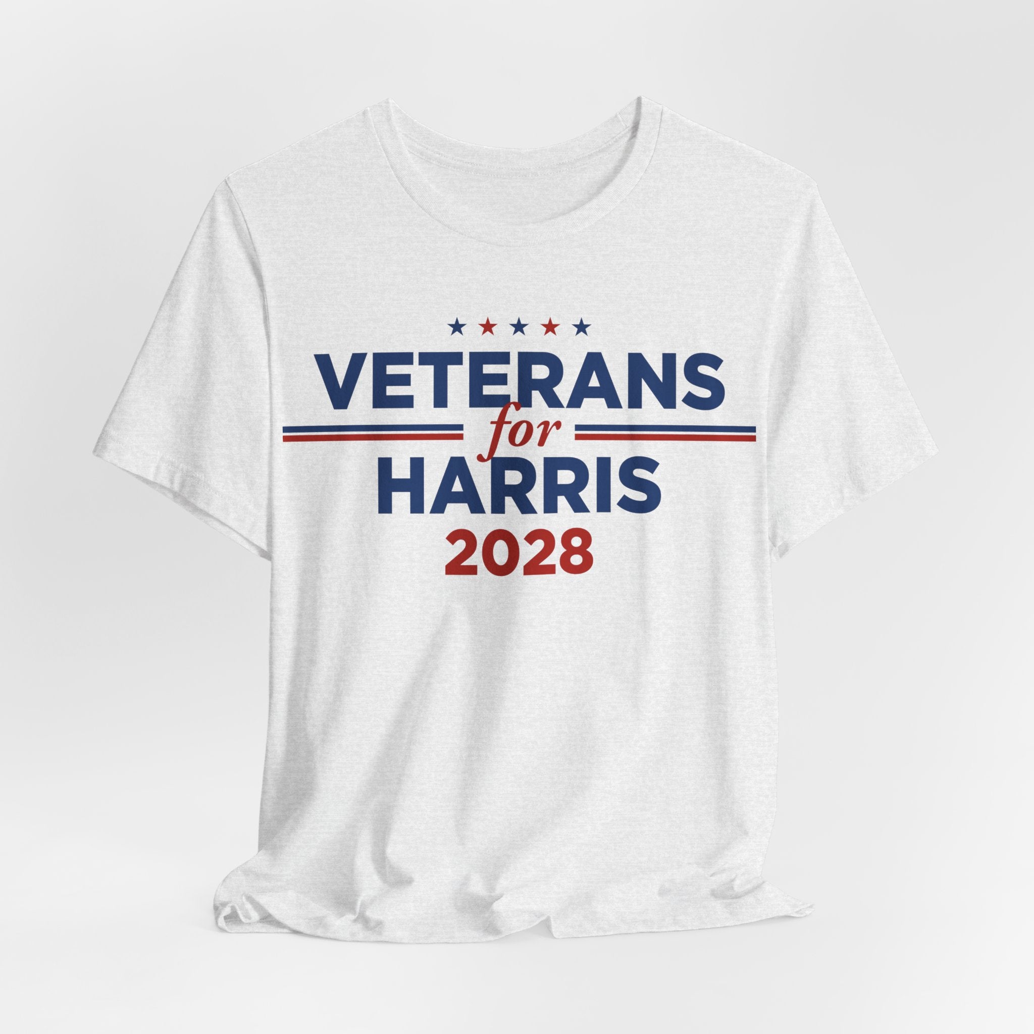 Veterans for Kamala Harris for President Campaign T-Shirt 2028