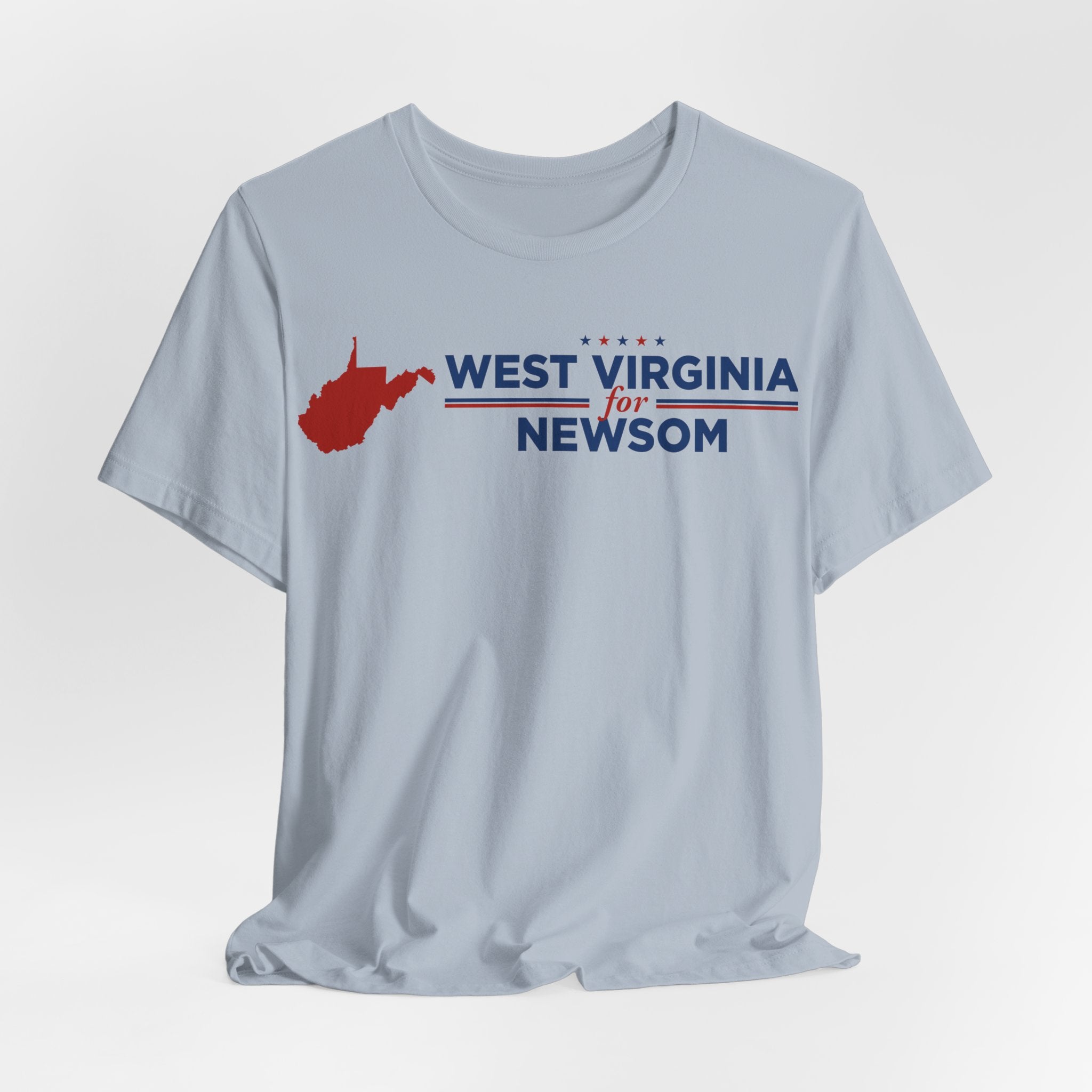 West Virginia for Gavin Newsom for President Campaign T-Shirt 2028