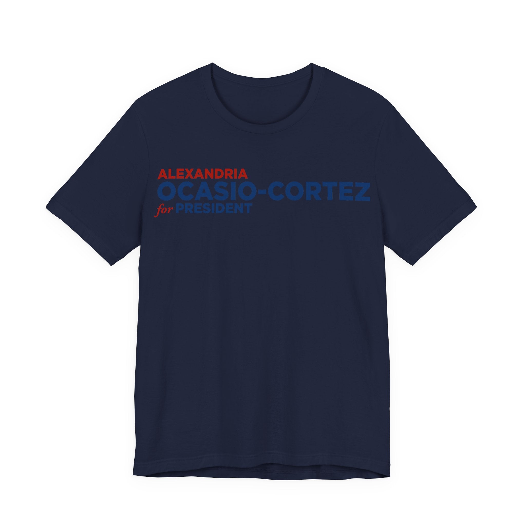 Alexandria Ocasio-Cortez AOC for President Campaign T-Shirt 2028