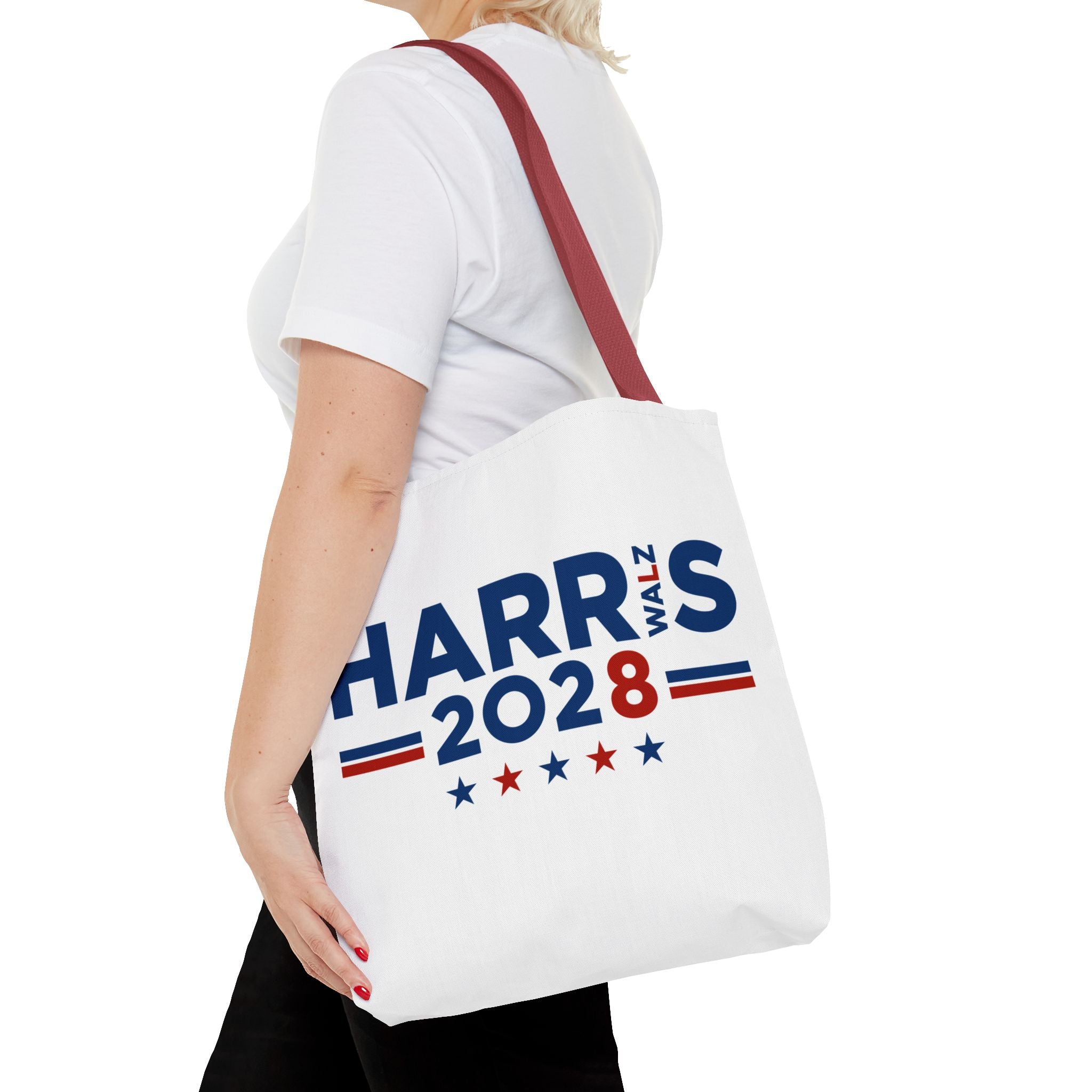 Kamala Harris Tim Walz 2028 Campaign Tote Bag – Political Election Support Grocery/Everyday Tote