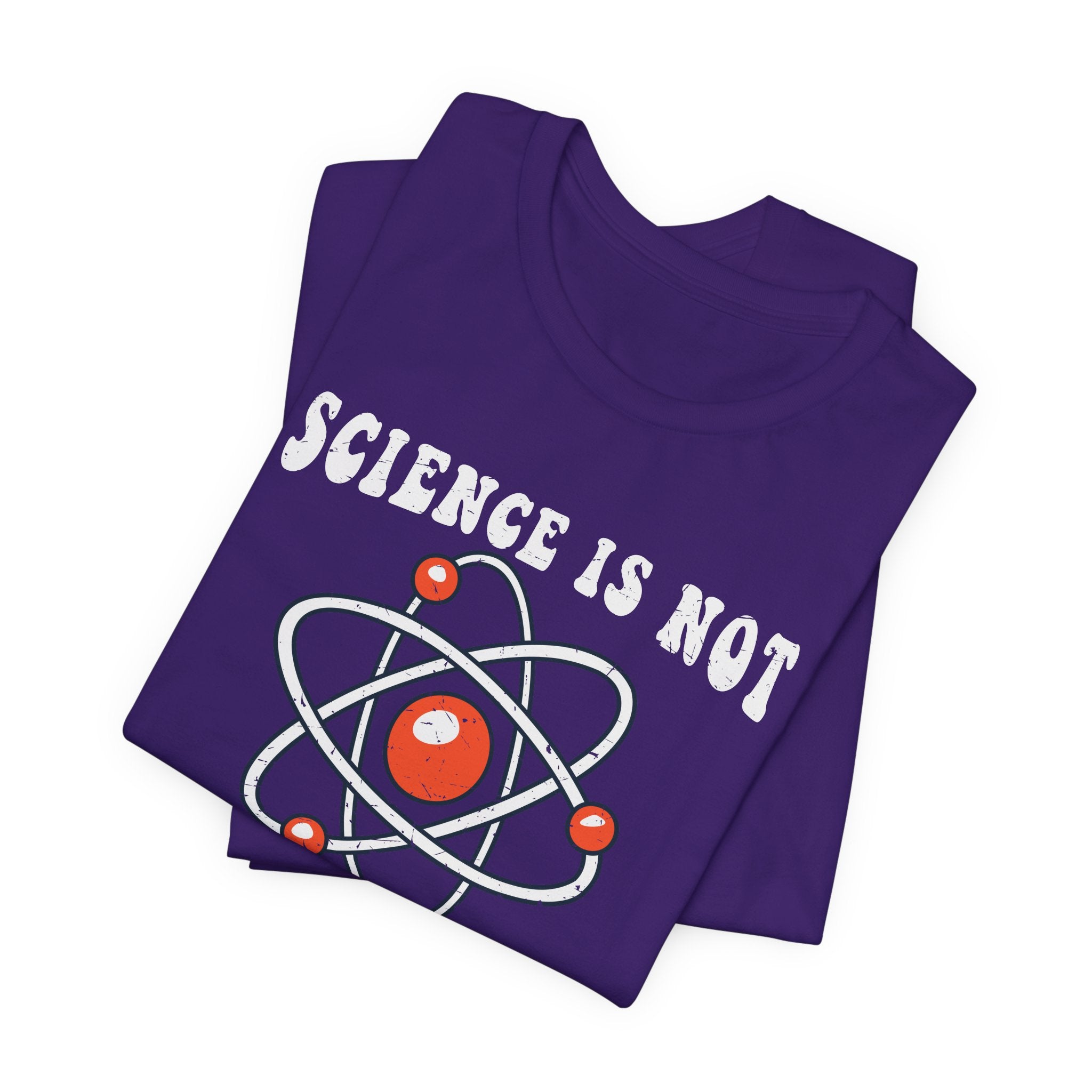 Science is Not a Liberal Conspiracy Unisex T-Shirt - Funny Liberal Progressive Democrat Shirt - Pro-Science