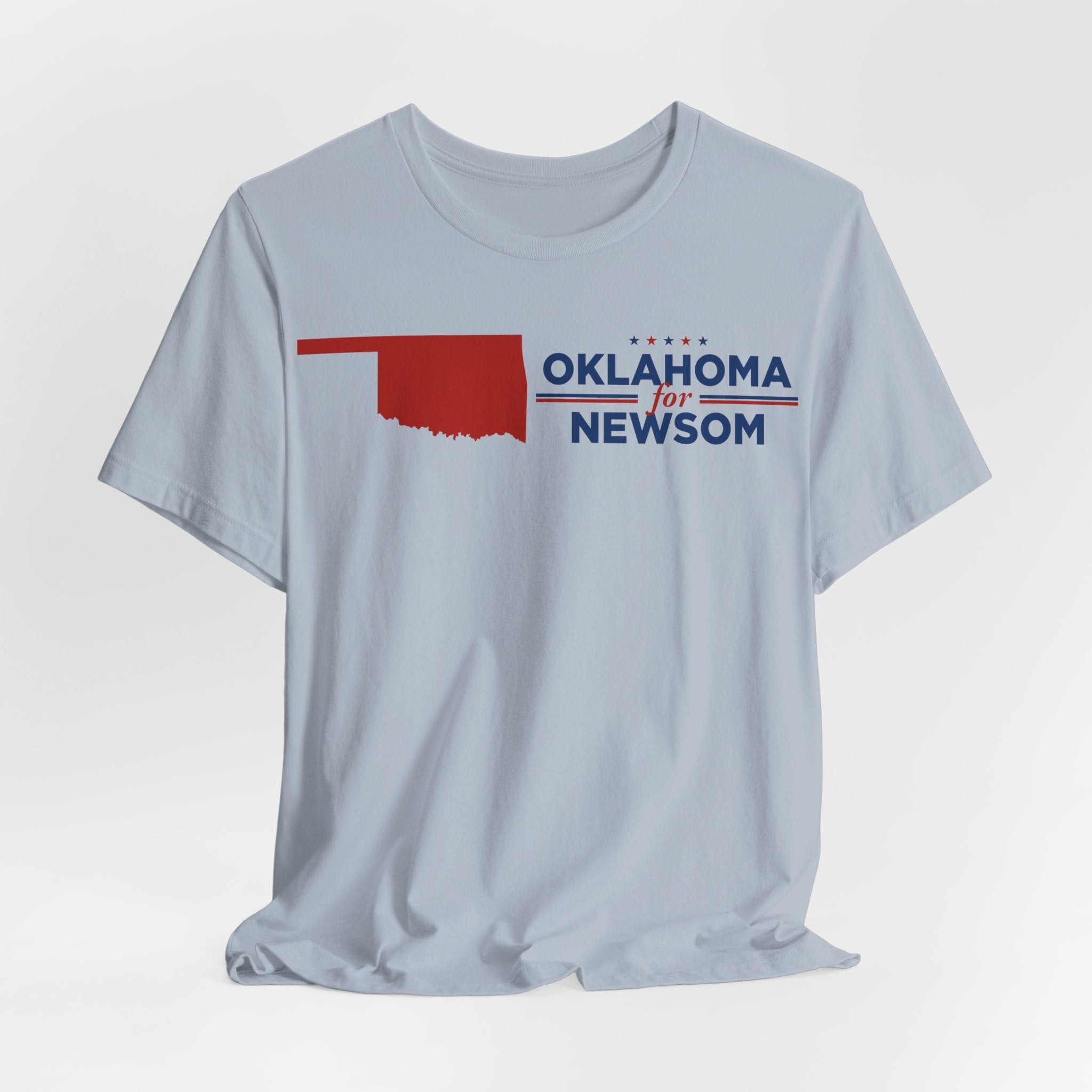 Oklahoma for Gavin Newsom for President Campaign T-Shirt 2028