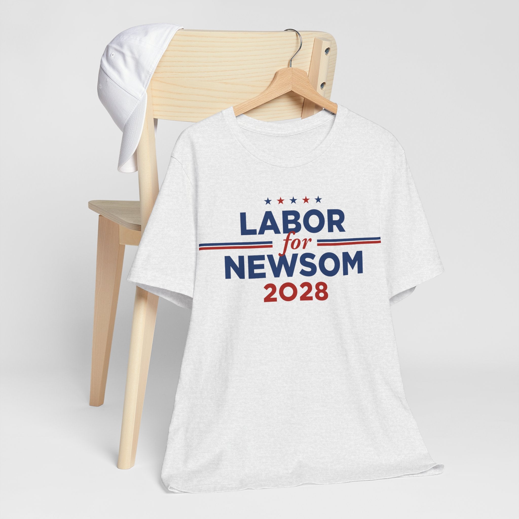 Labor for Gavin Newsom for President Campaign T-Shirt 2028