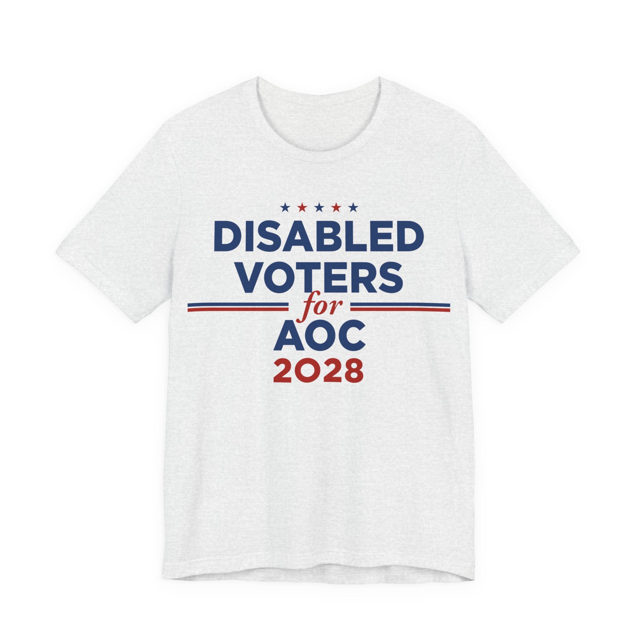Disabled Voters for AOC for President Campaign T-Shirt 2028
