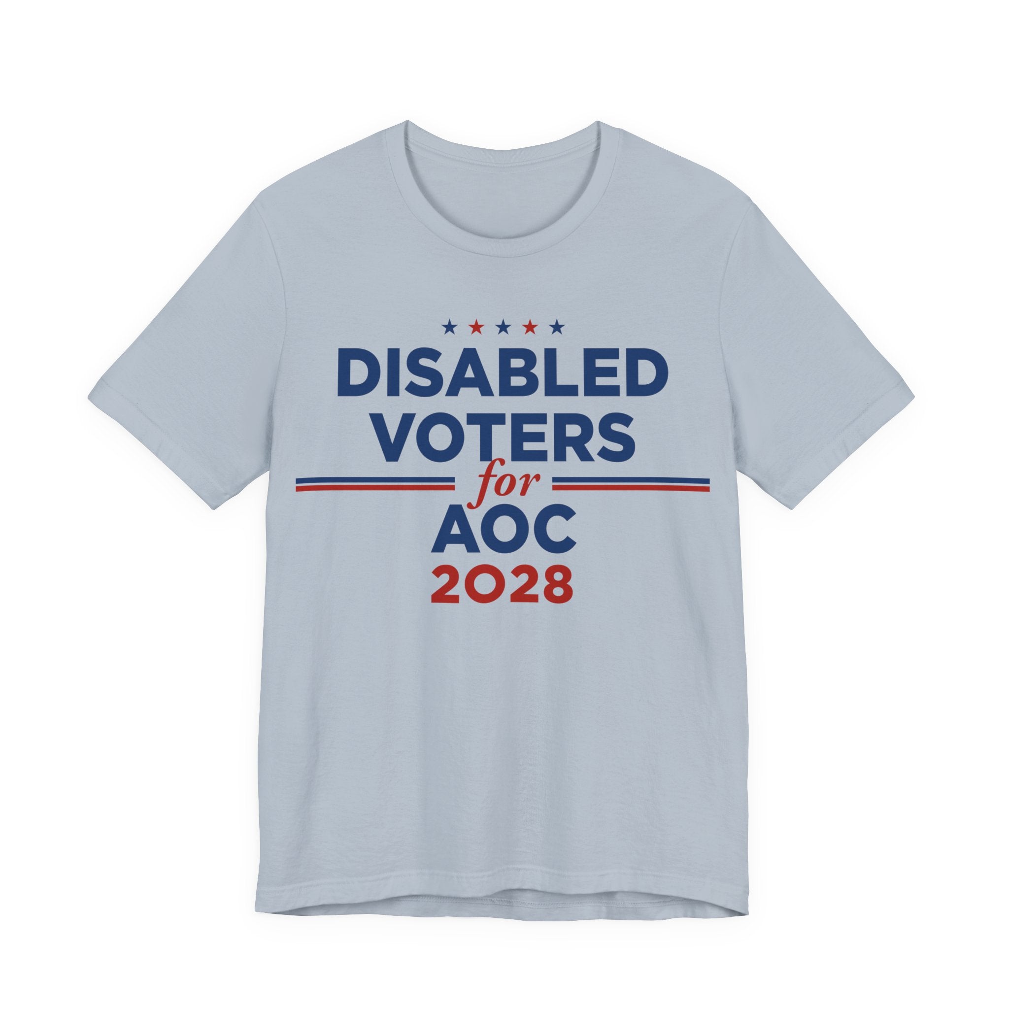 Disabled Voters for AOC for President Campaign T-Shirt 2028