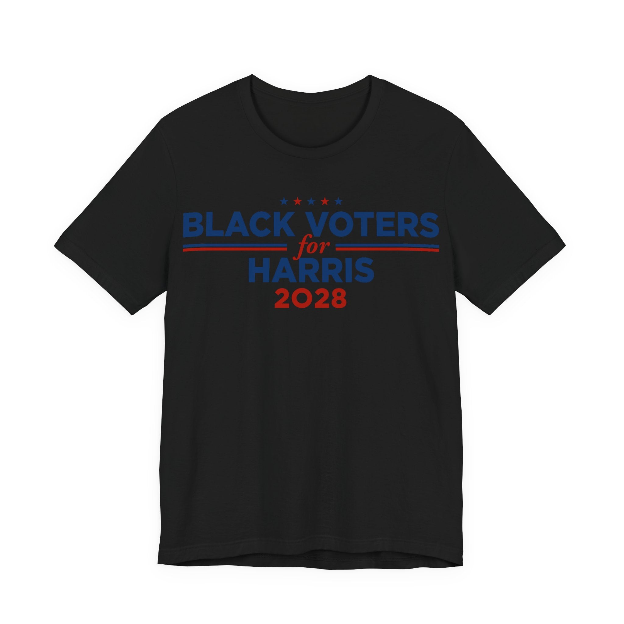 Black Voters for Kamala Harris Campaign T-Shirt for President 2028