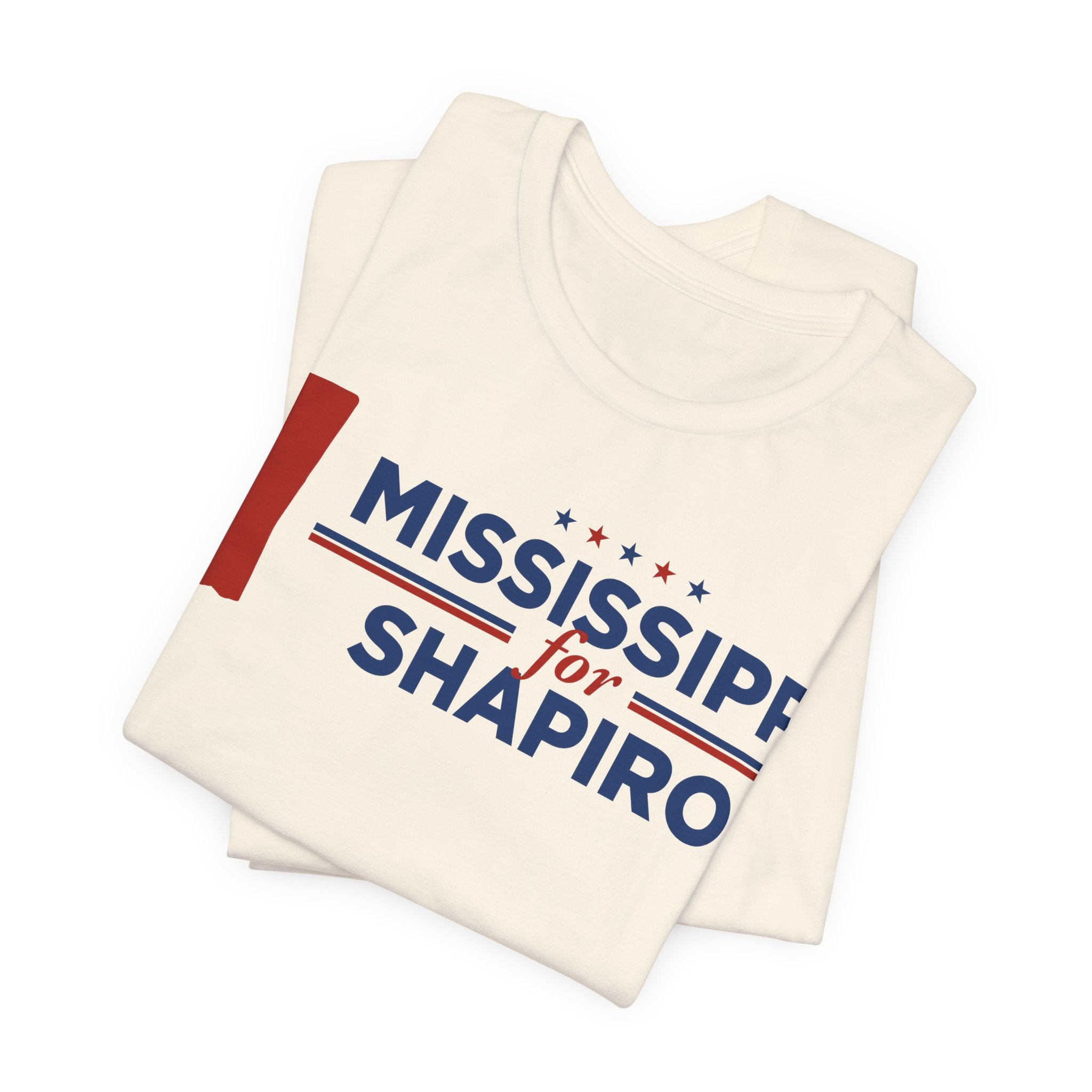Mississippi for Josh Shapiro for President Campaign T-Shirt 2028