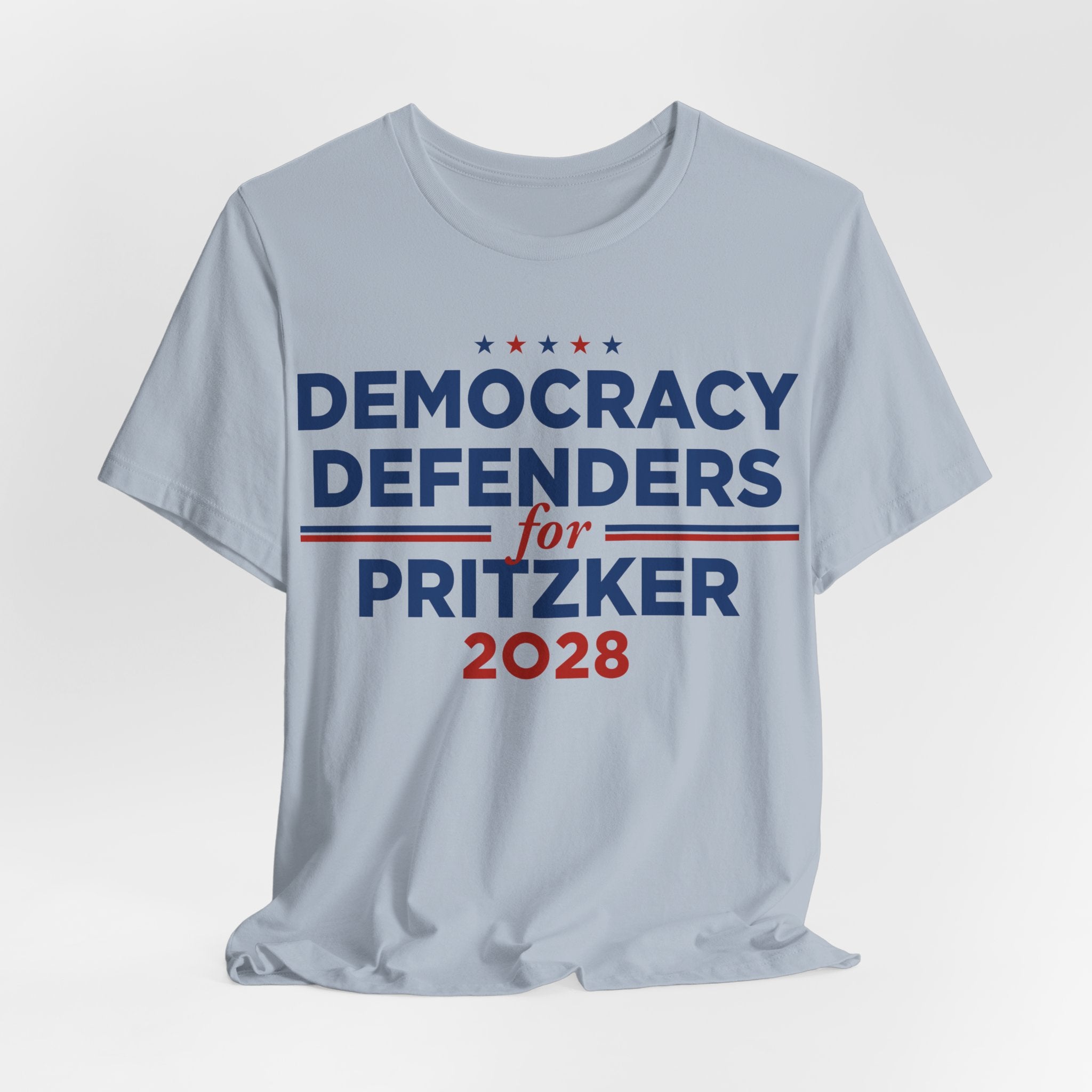 Democracy Defenders for J.B. Pritzker for President Campaign T-Shirt 2028