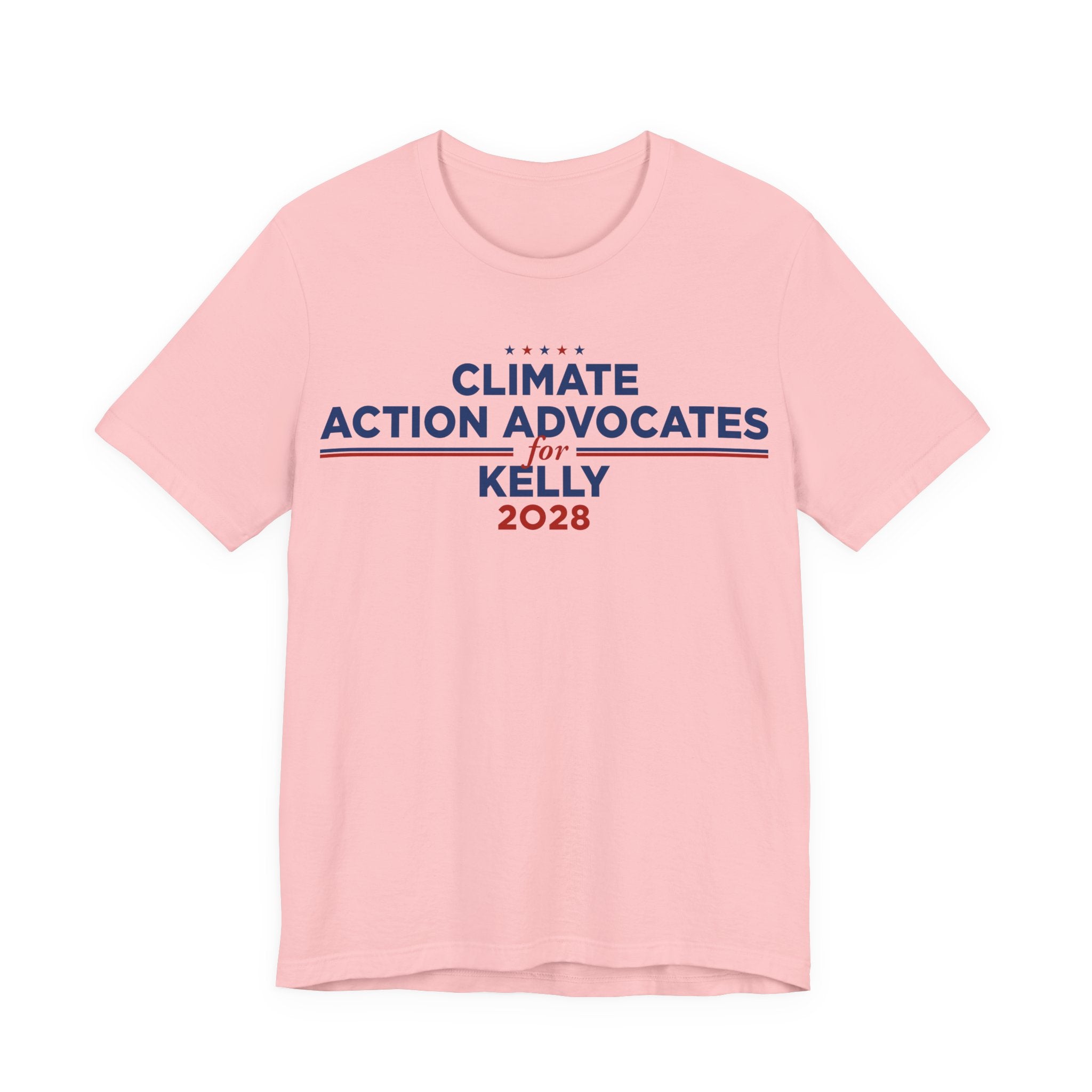 Climate Action Advocates for Kelly 2028 T-Shirt | Bella+Canvas 3001 Political Graphic Tee