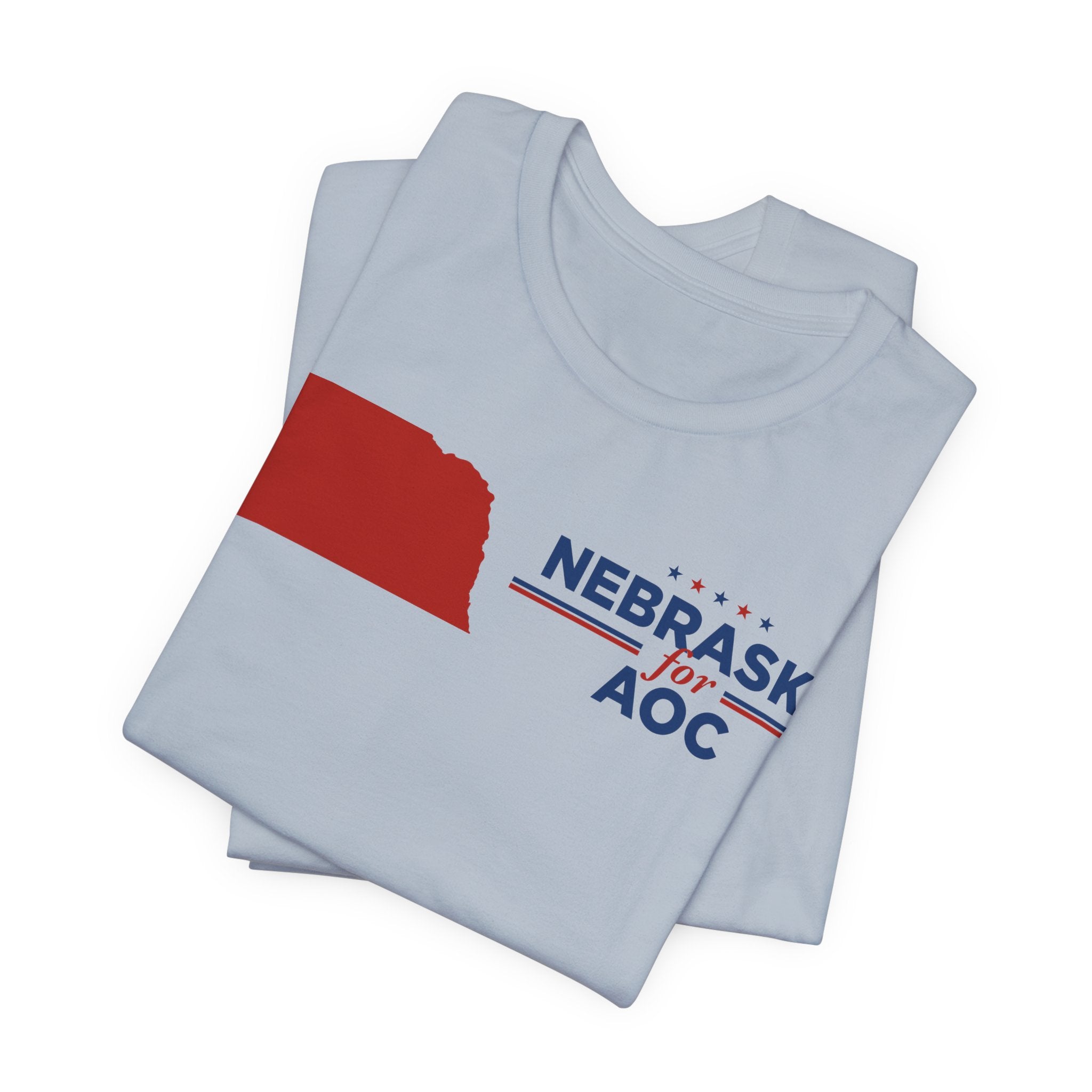 Nebraska for AOC for President Campaign T-Shirt 2028