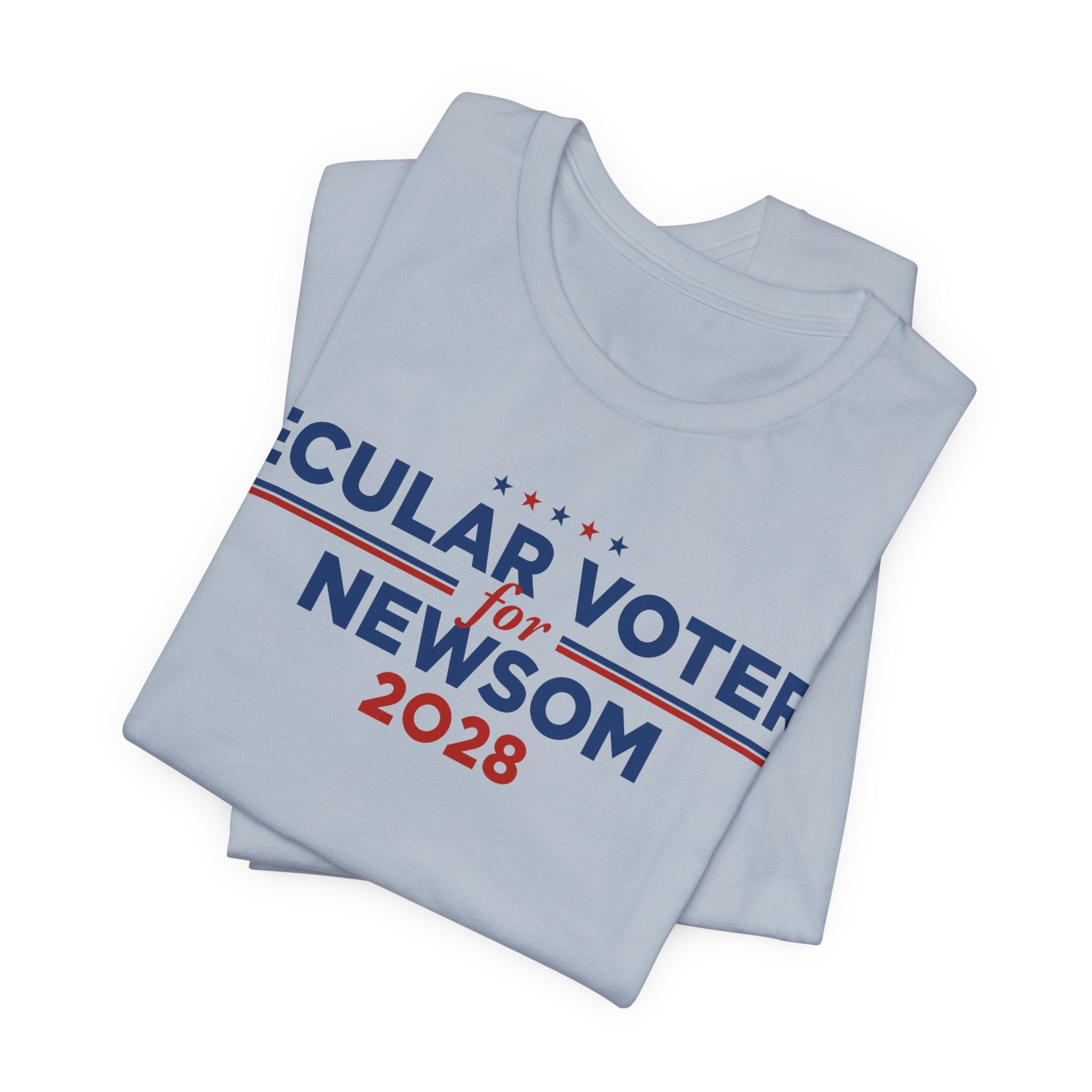 Secular Voters for Gavin Newsom for President Campaign T-Shirt 2028