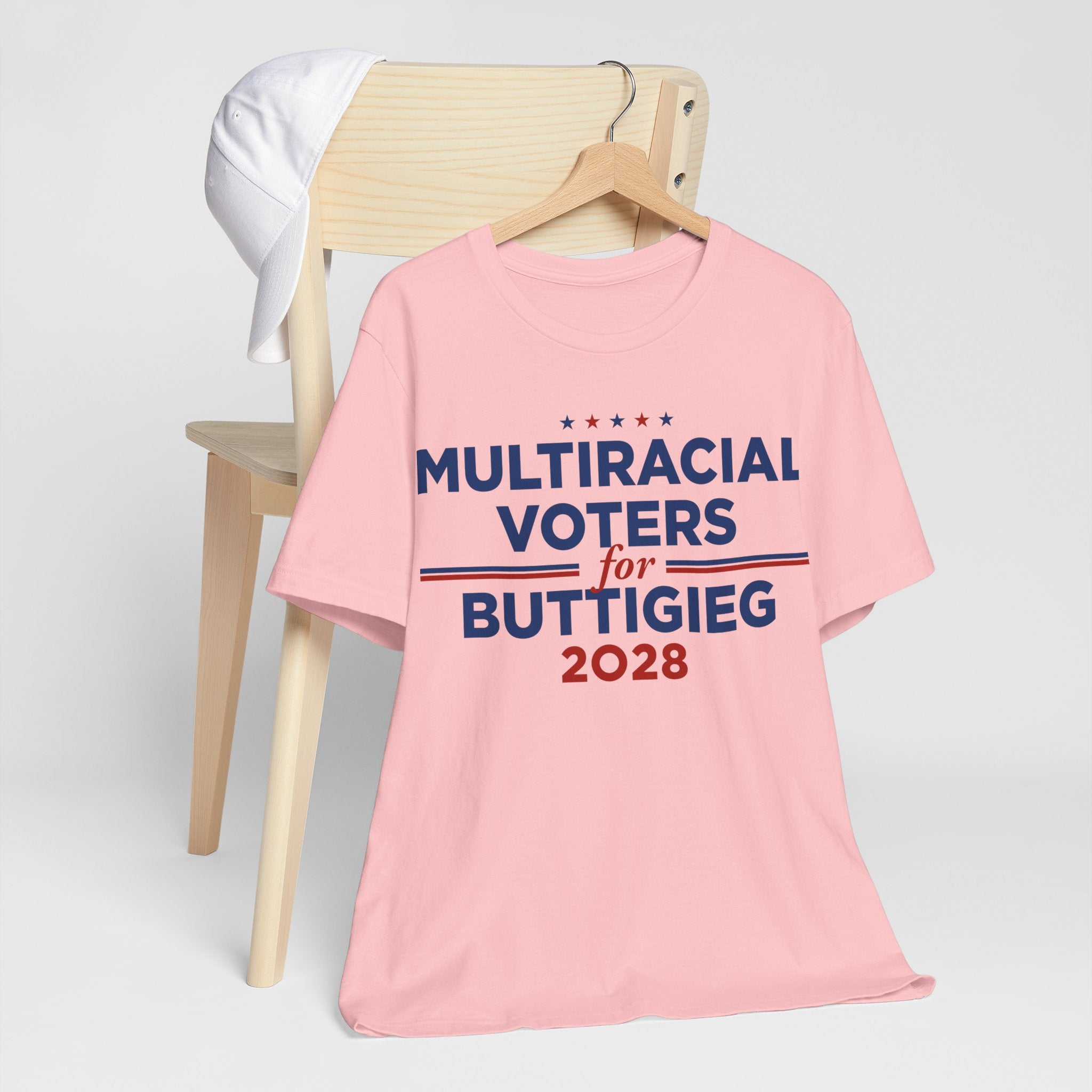 Multiracial Voters for Pete Buttigieg for President Campaign T-Shirt 2028