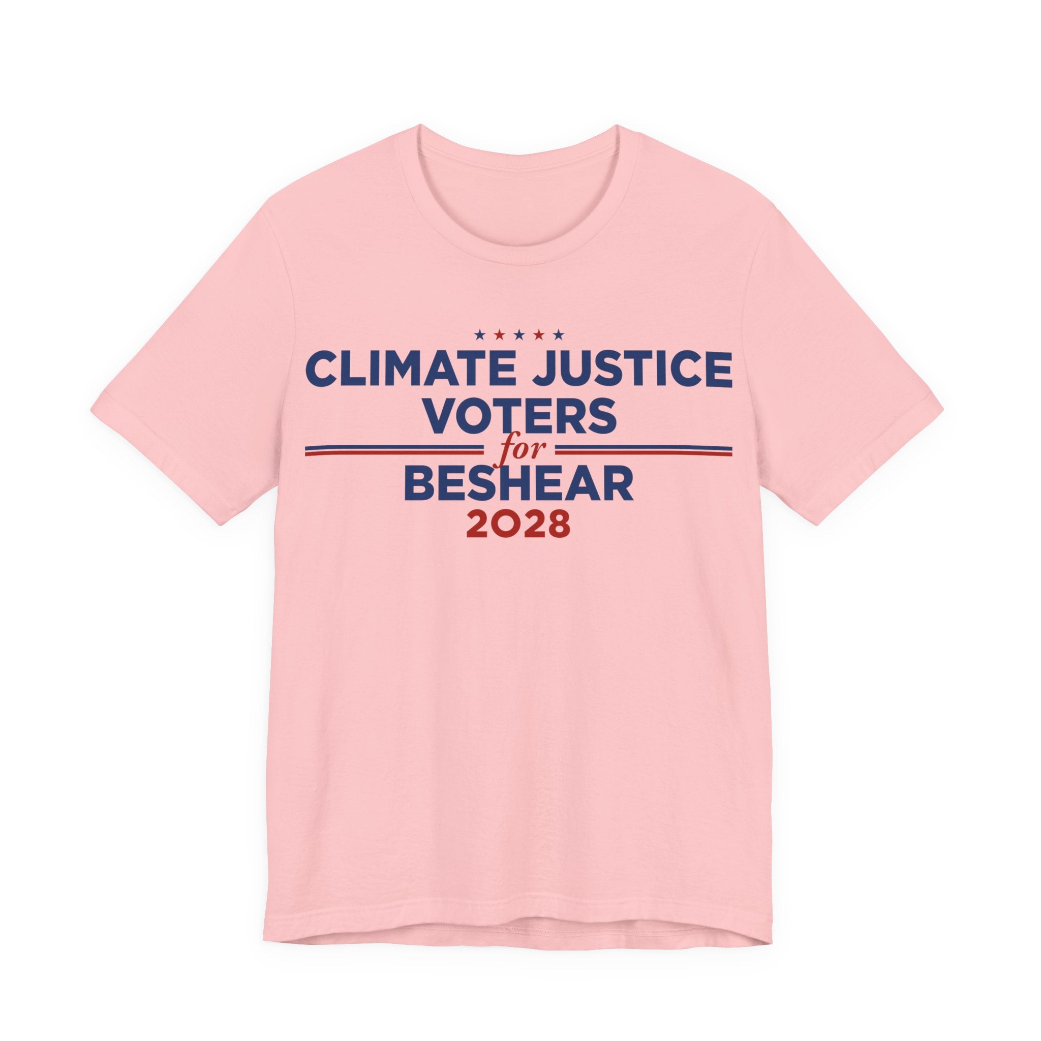 Climate Justice Voters for Beshear 2028 T-Shirt | Bella+Canvas 3001 Political Graphic Tee