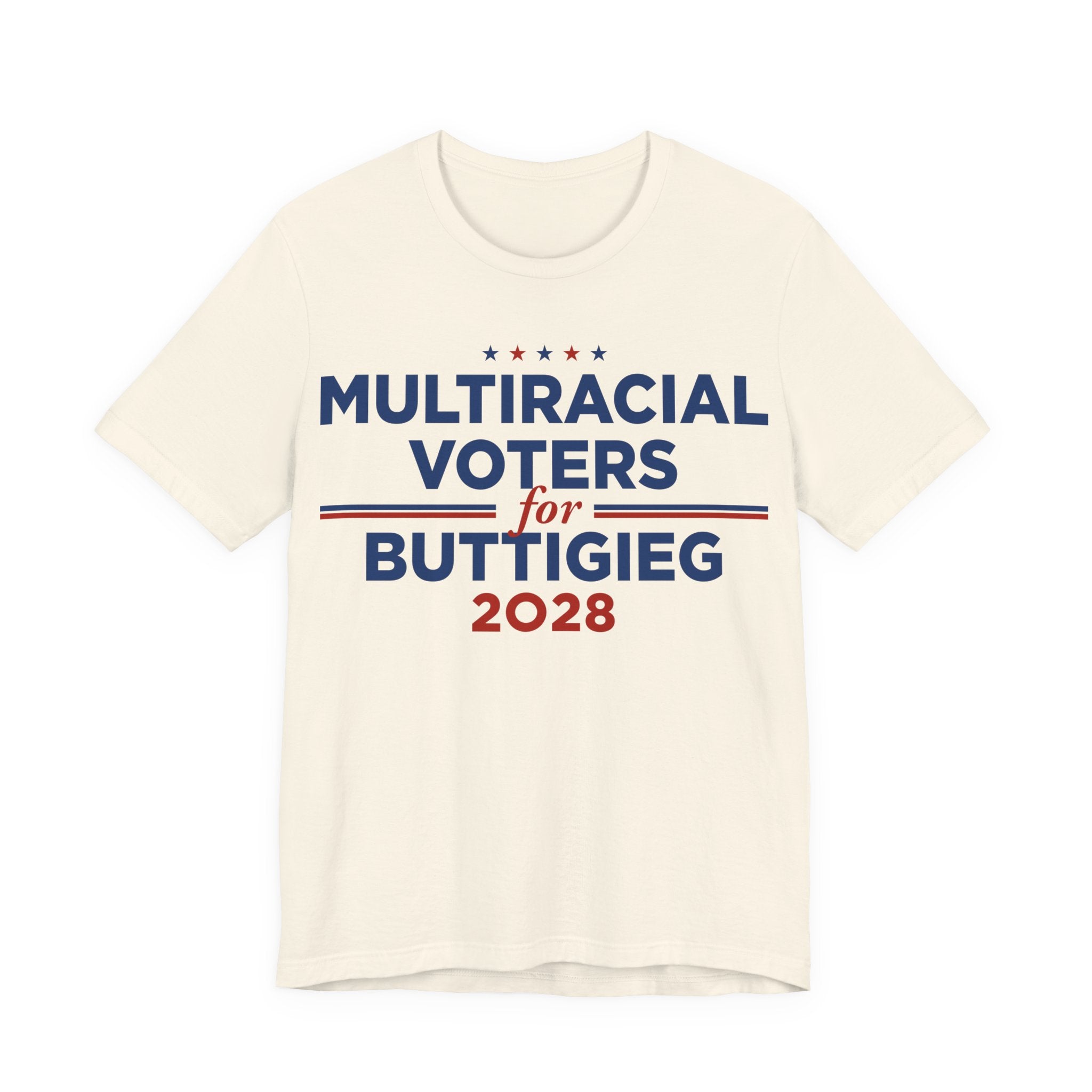 Multiracial Voters for Pete Buttigieg for President Campaign T-Shirt 2028