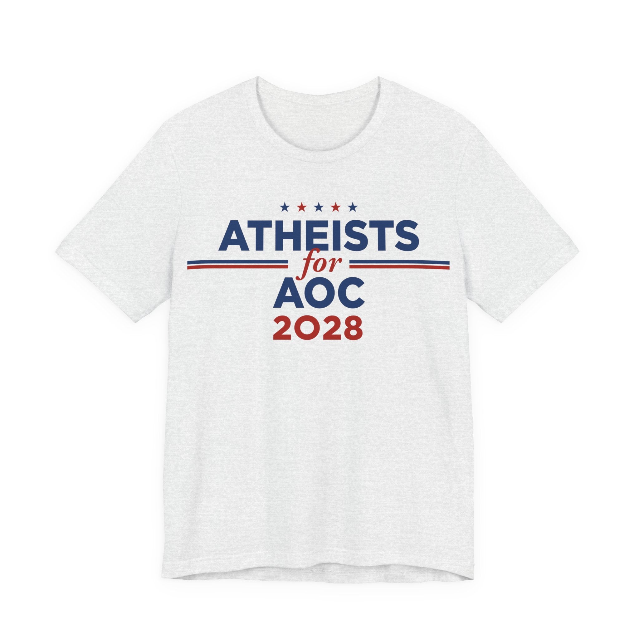 Atheists for AOC for President Campaign T-Shirt 2028