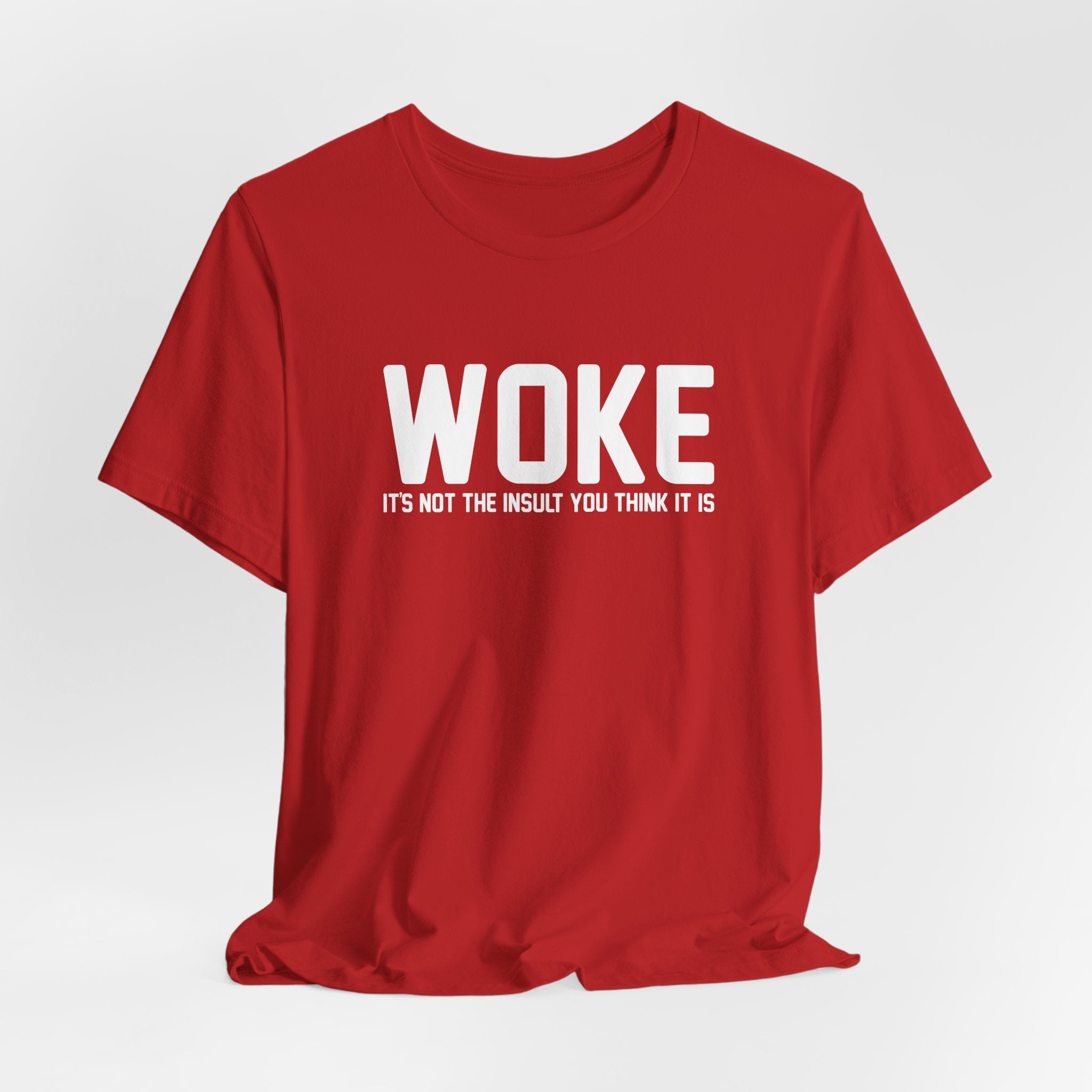 Woke is Not the Insult You Think it is Unisex T-Shirt - Progressive Informed Tee - Social Justice - Equality and Equity