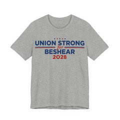 Union Strong for Andy Beshear for President Campaign T-Shirt 2028