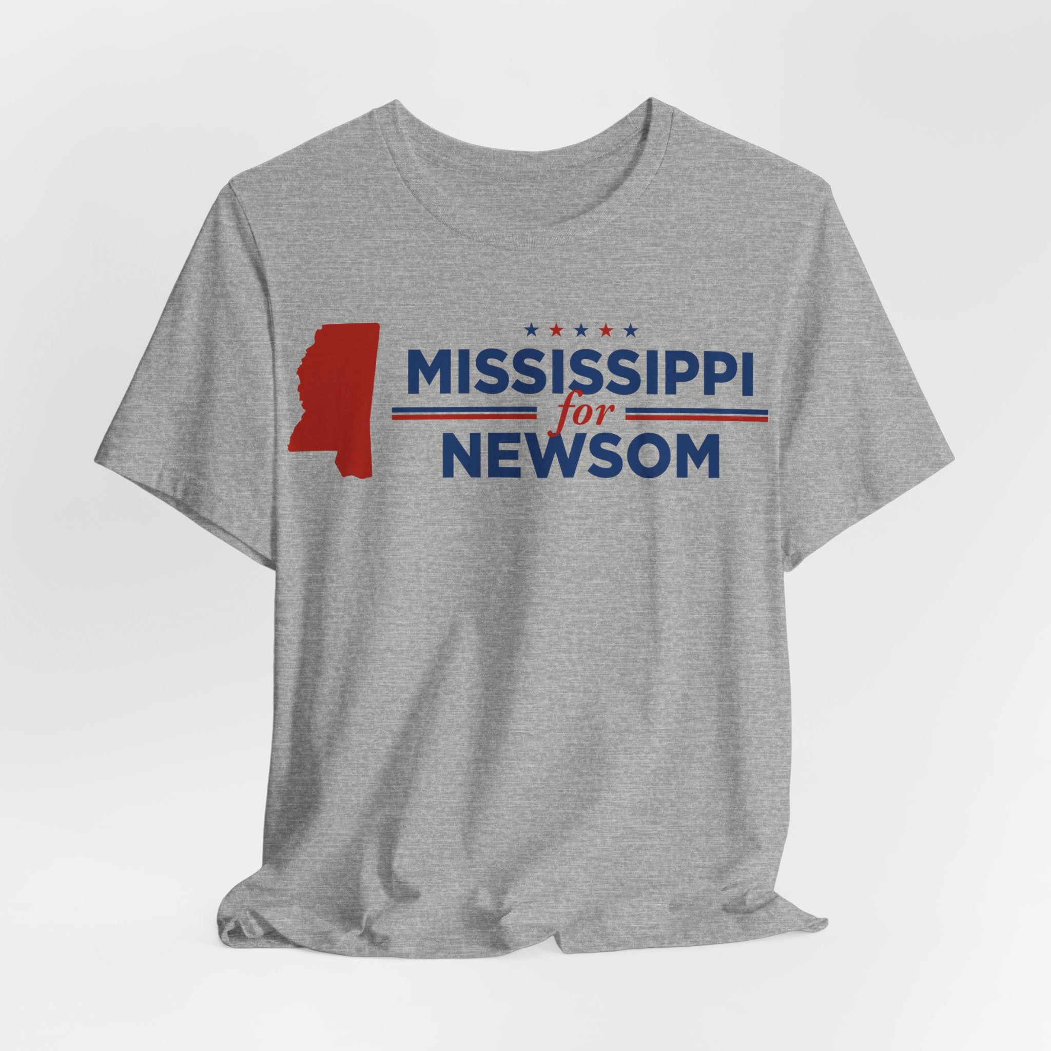 Mississippi for Gavin Newsom for President Campaign T-Shirt 2028