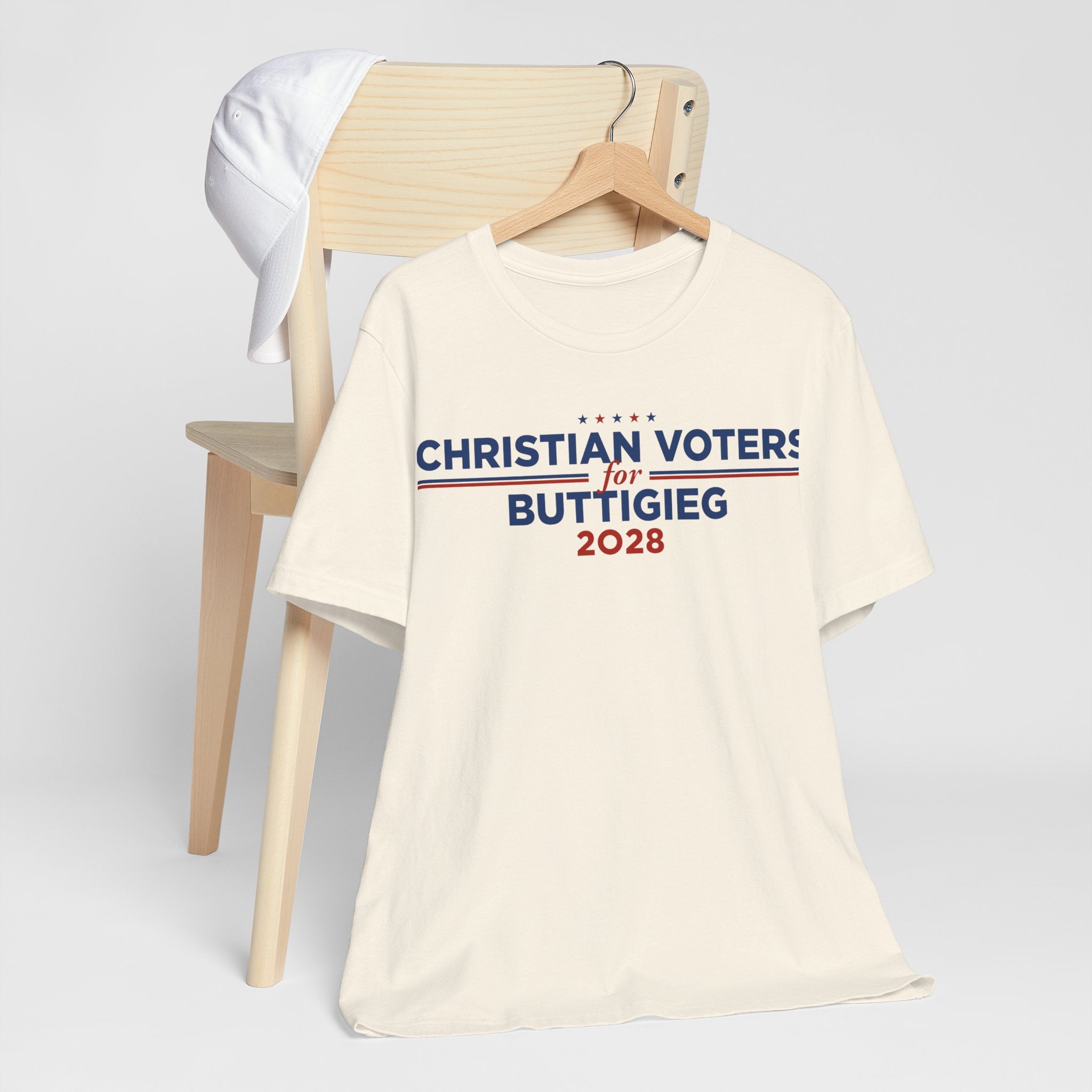Christian Voters for Pete Buttigieg for President Campaign T-Shirt 2028