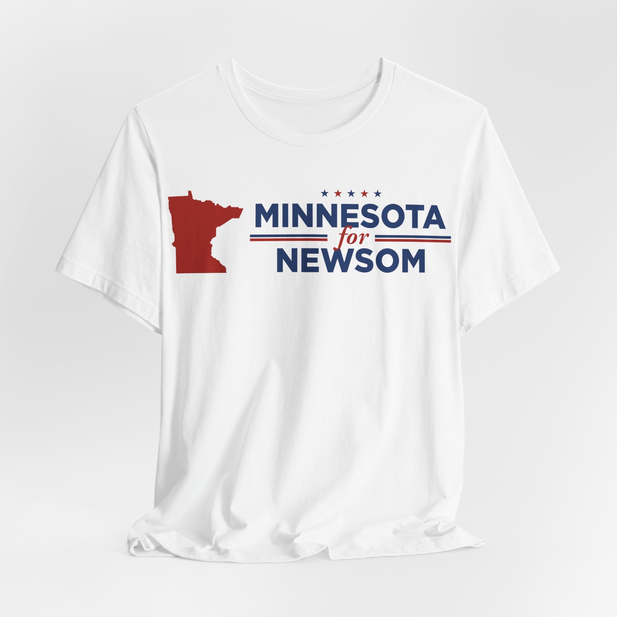 Minnesota for Gavin Newsom for President Campaign T-Shirt 2028