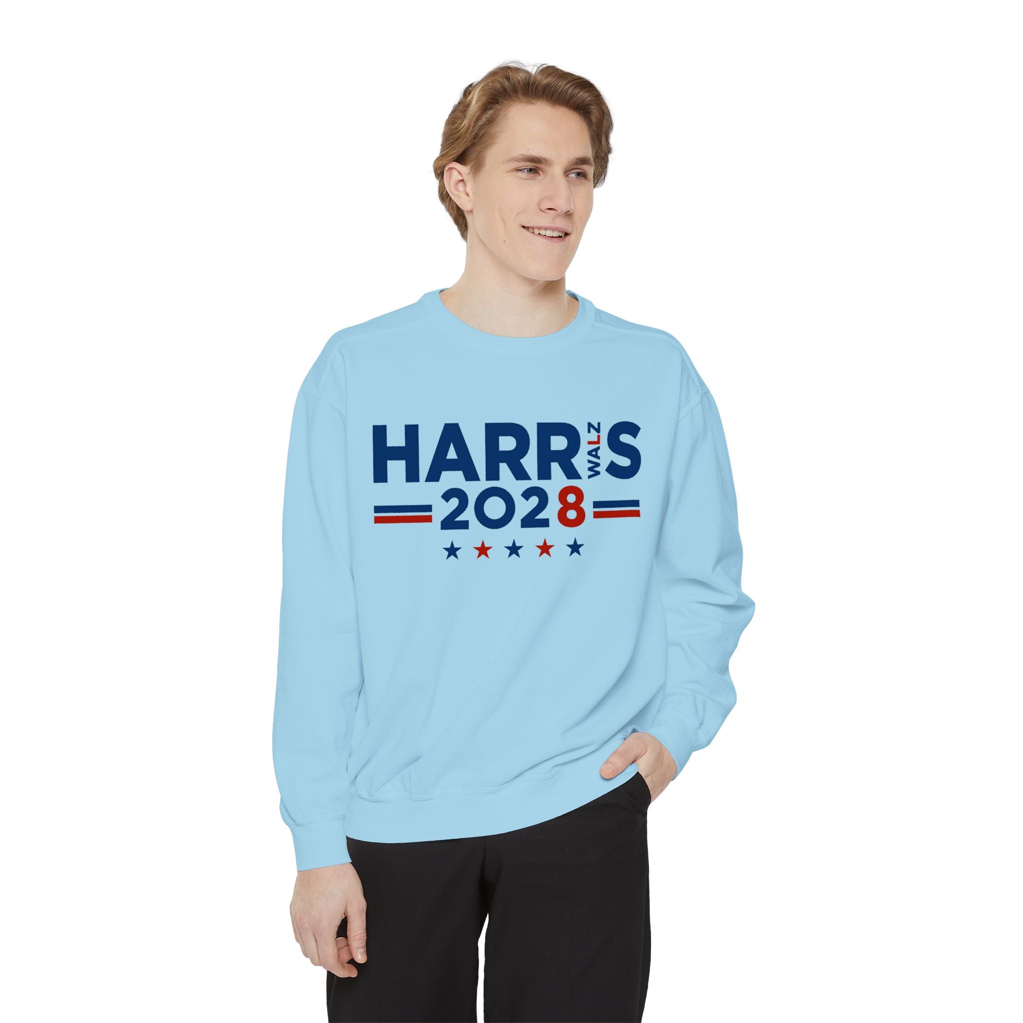 Premium Kamala Harris Tim Walz 2028 Sweatshirt — Presidential Campaign Crewneck