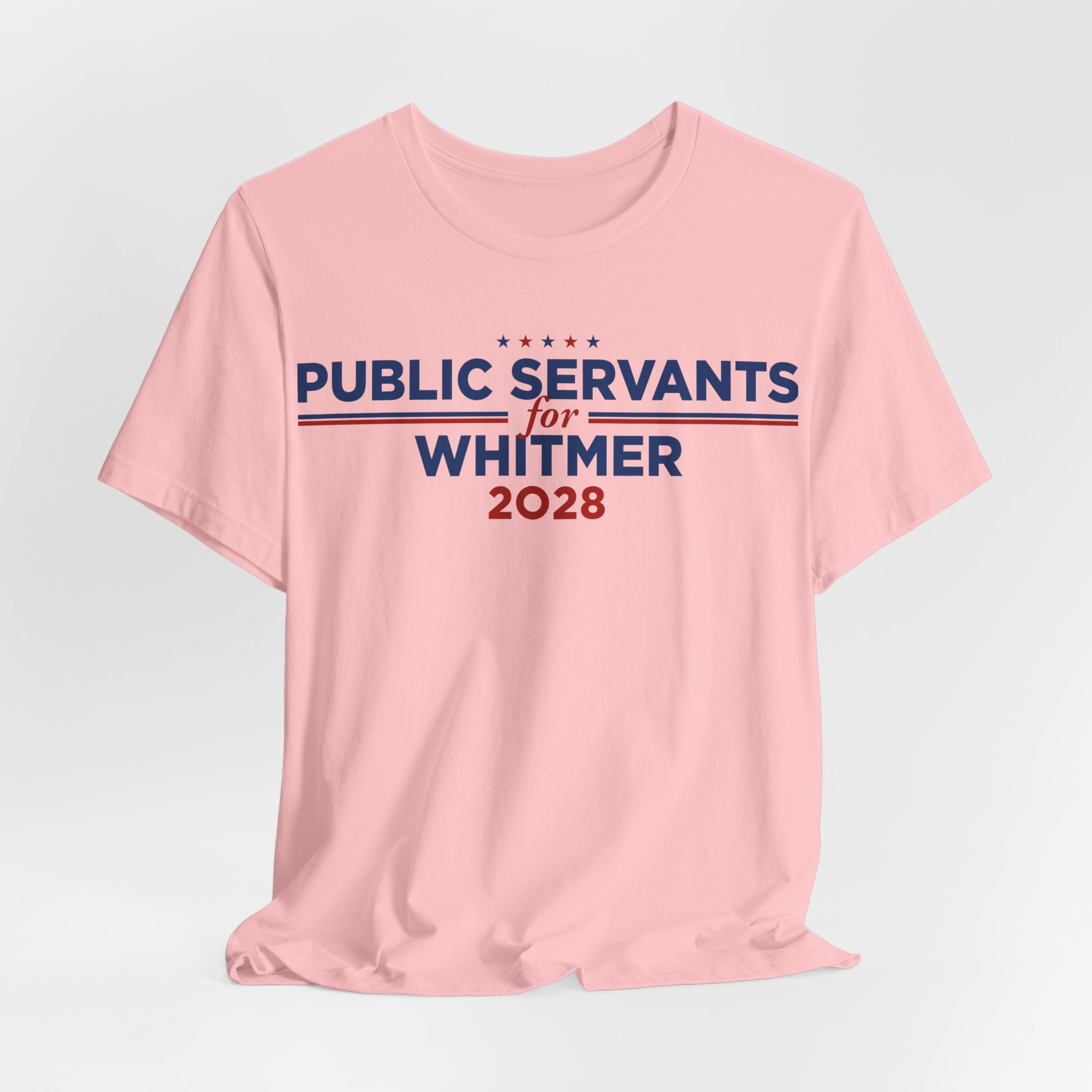 Public Servants for Gretchen Whitmer for President Campaign T-Shirt 2028