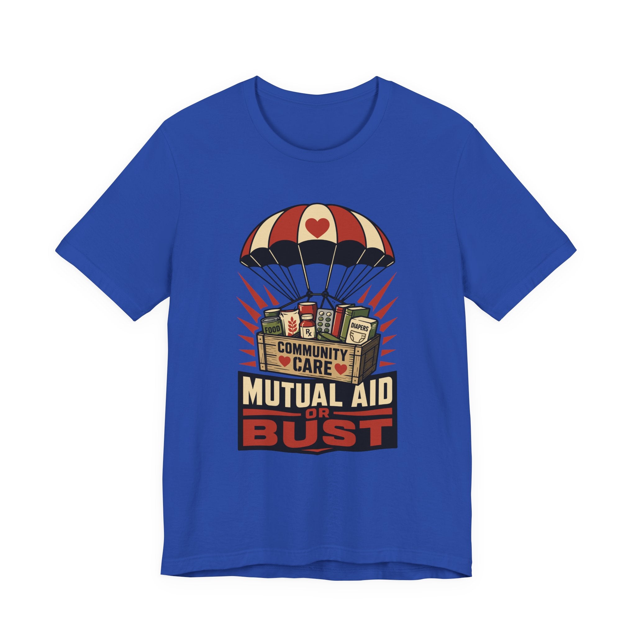 Mutual Aid or Bust T-Shirt | Community Care Progressive Graphic Tee