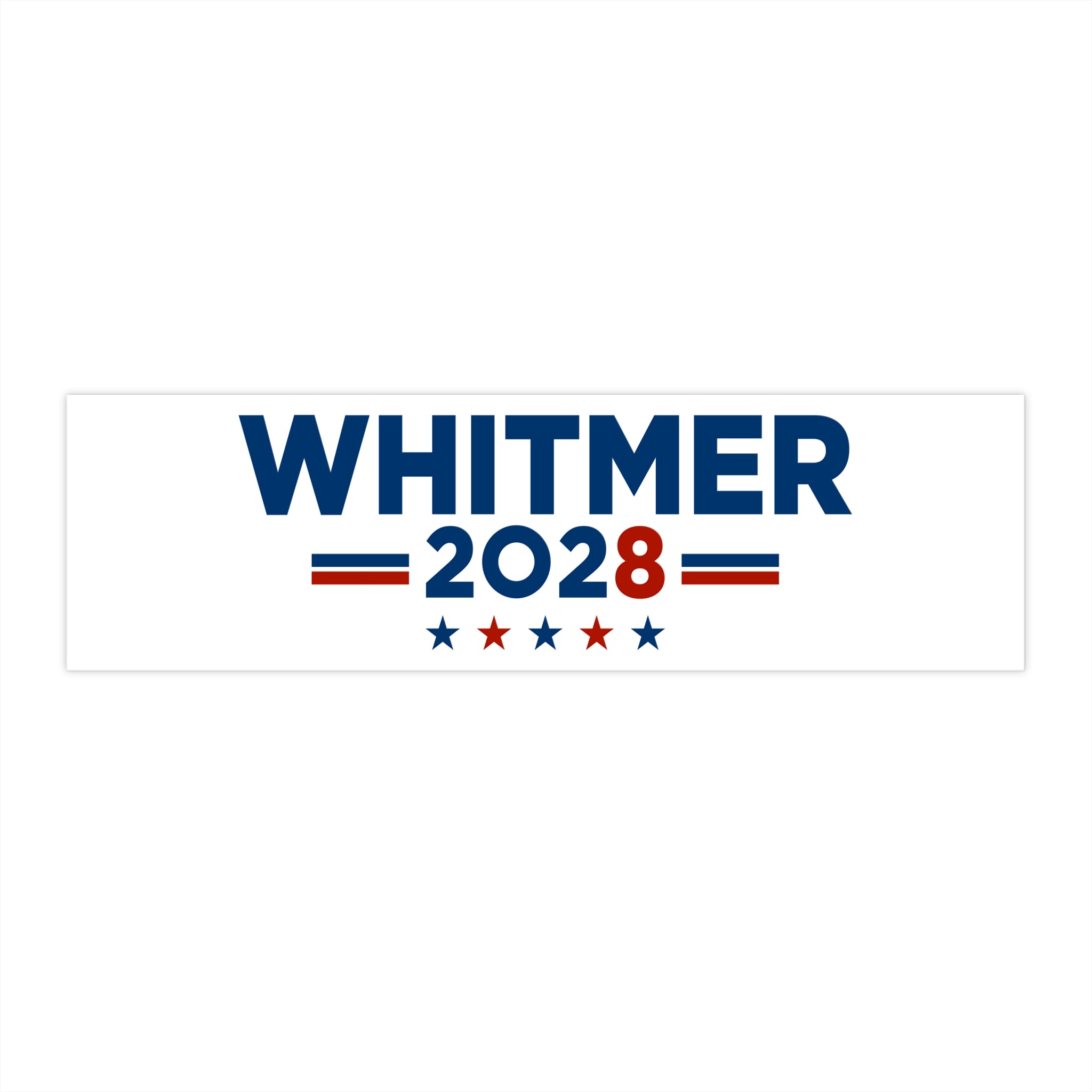 Gretchen Whitmer 2028 Bumper Sticker — Political Campaign Sticker