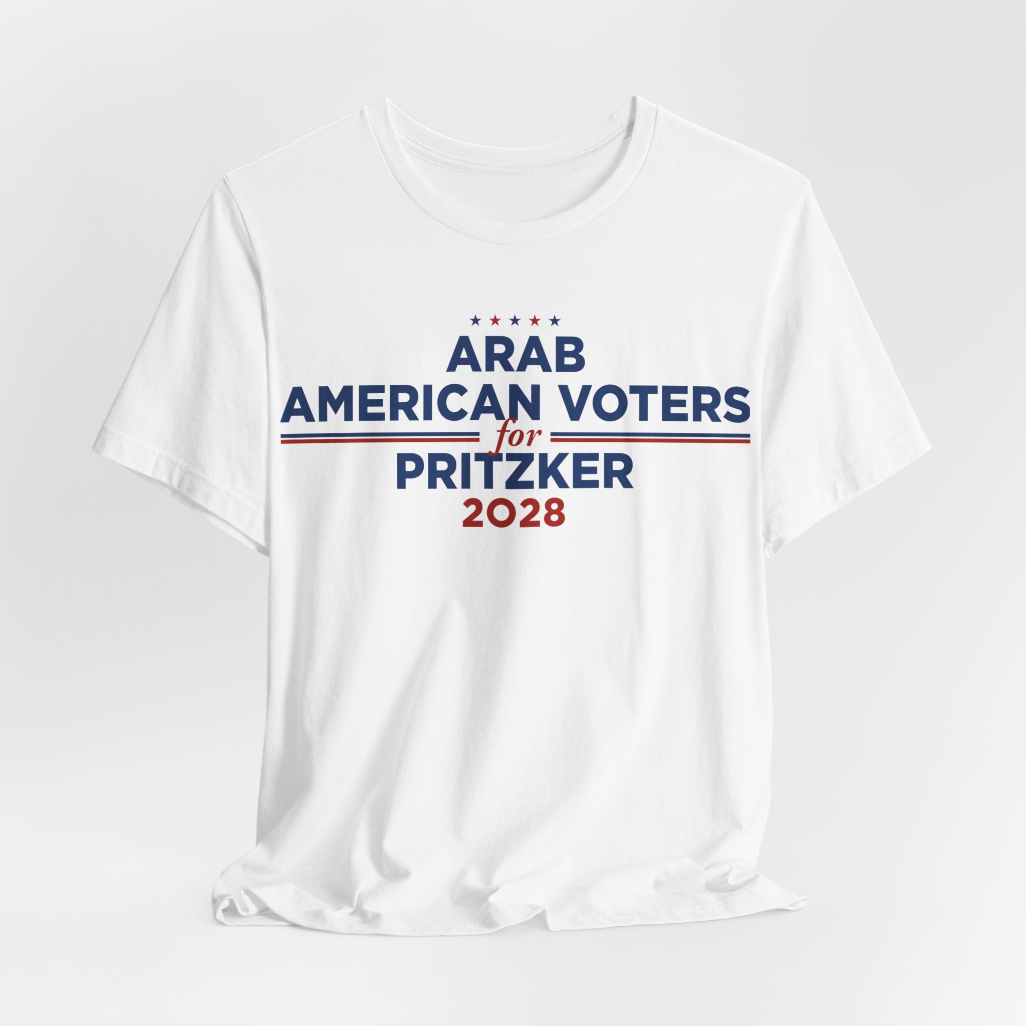 Arab American Voters for J.B. Pritzker for President Campaign T-Shirt 2028